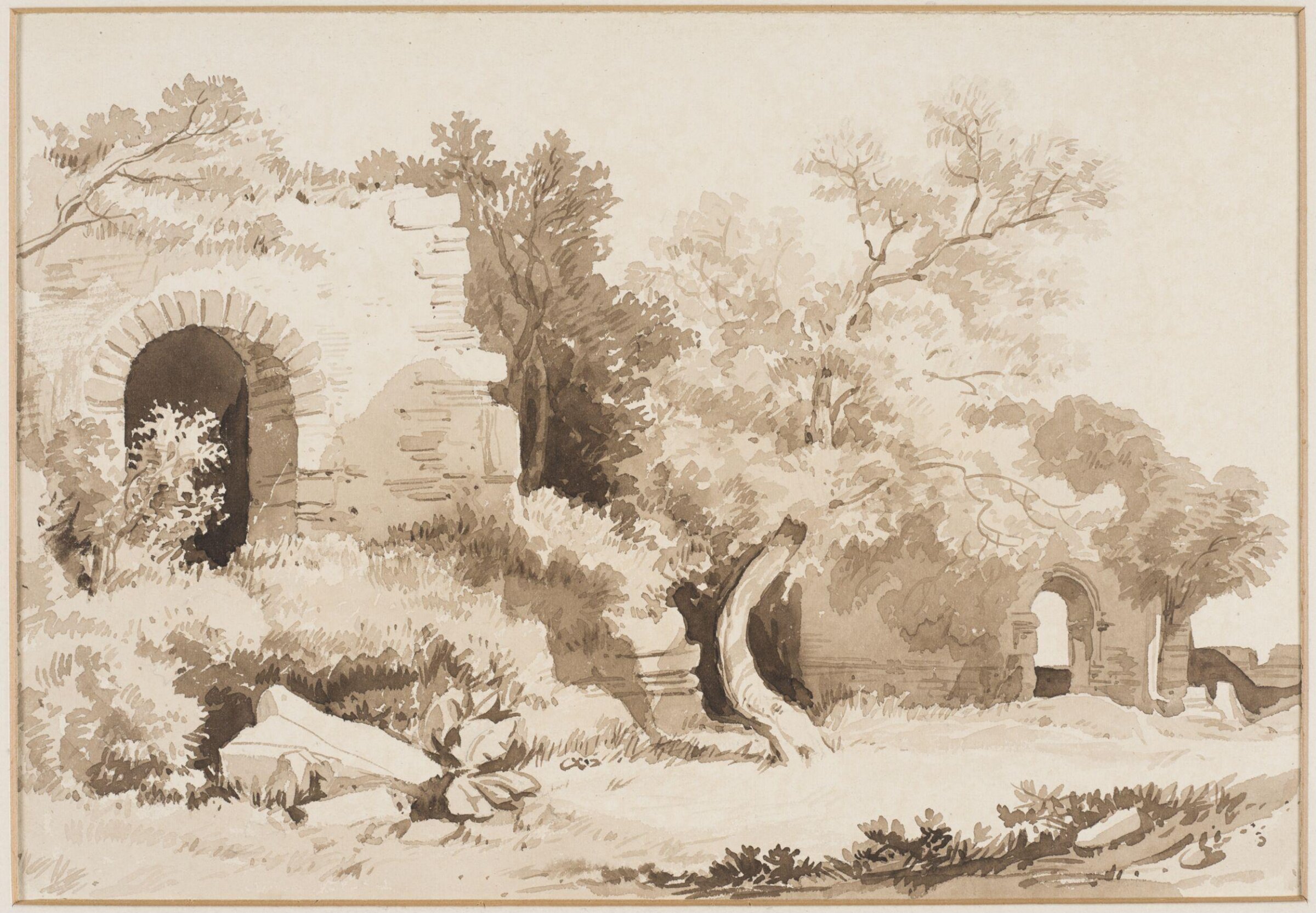 Ruins and Trees, Henry Courtney Selous