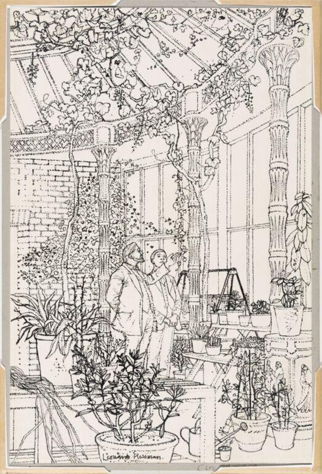 Drawing, Leonard Henry Rosoman, 20th century