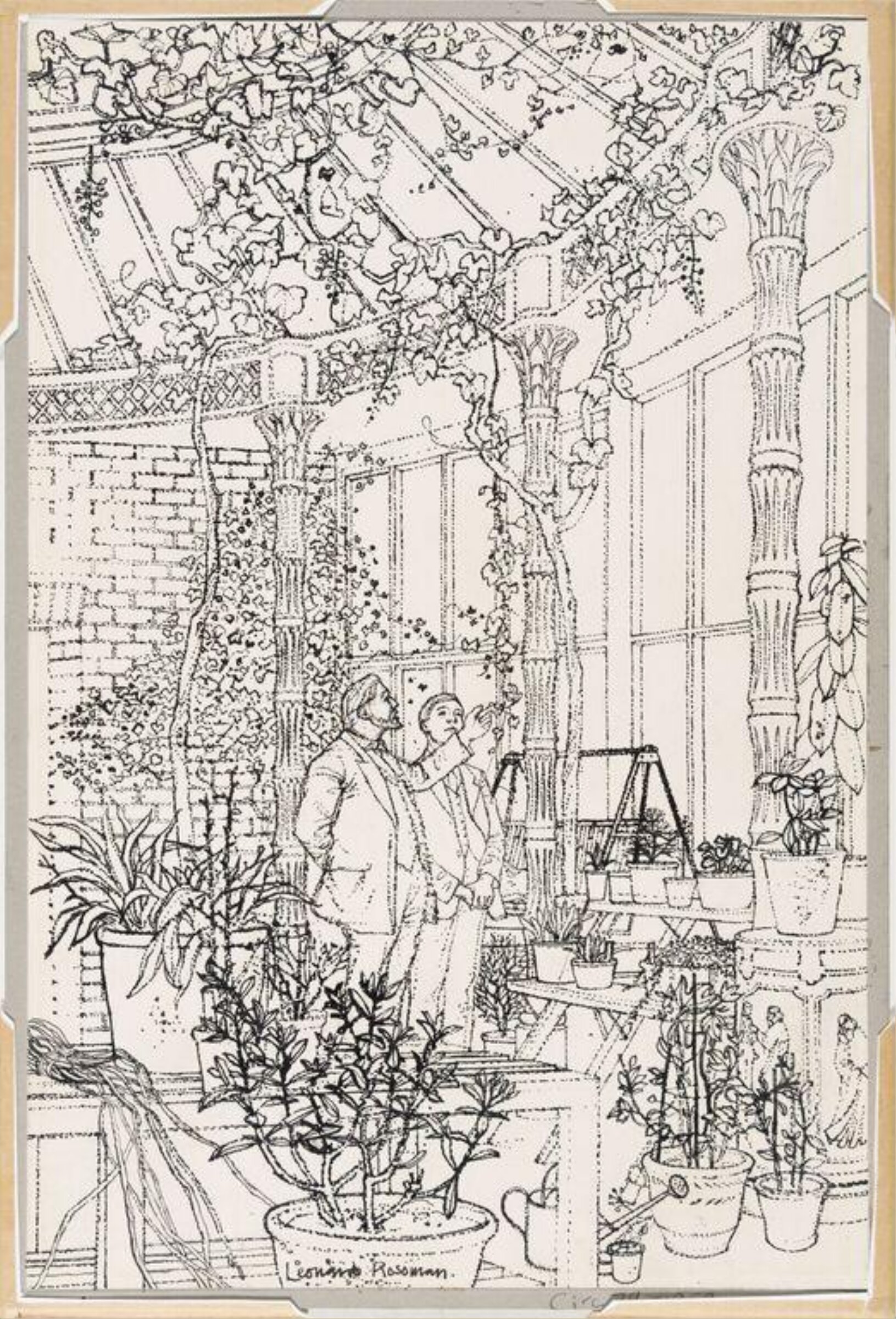 Drawing, Leonard Henry Rosoman, 20th century