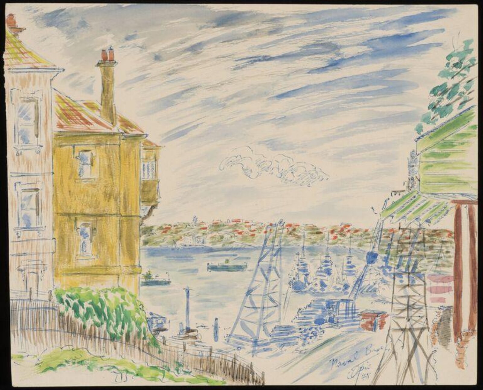 Drawing, Roy Opie, 1948