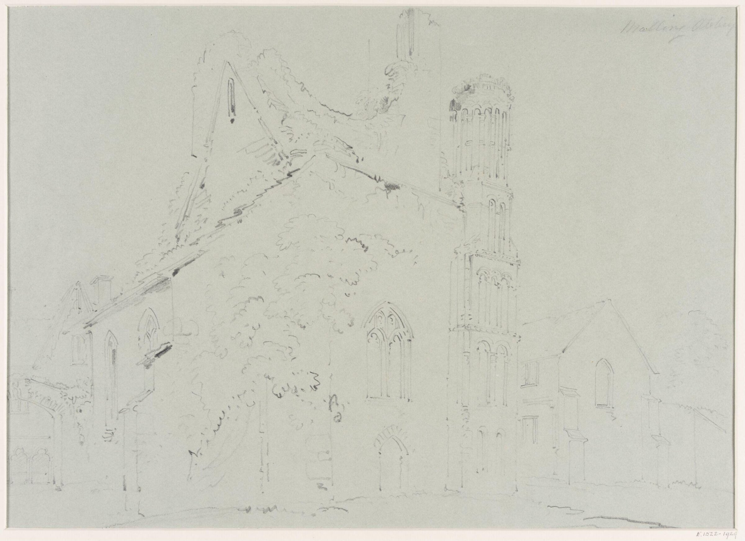 Malling Abbey, William Page, 1816-1860