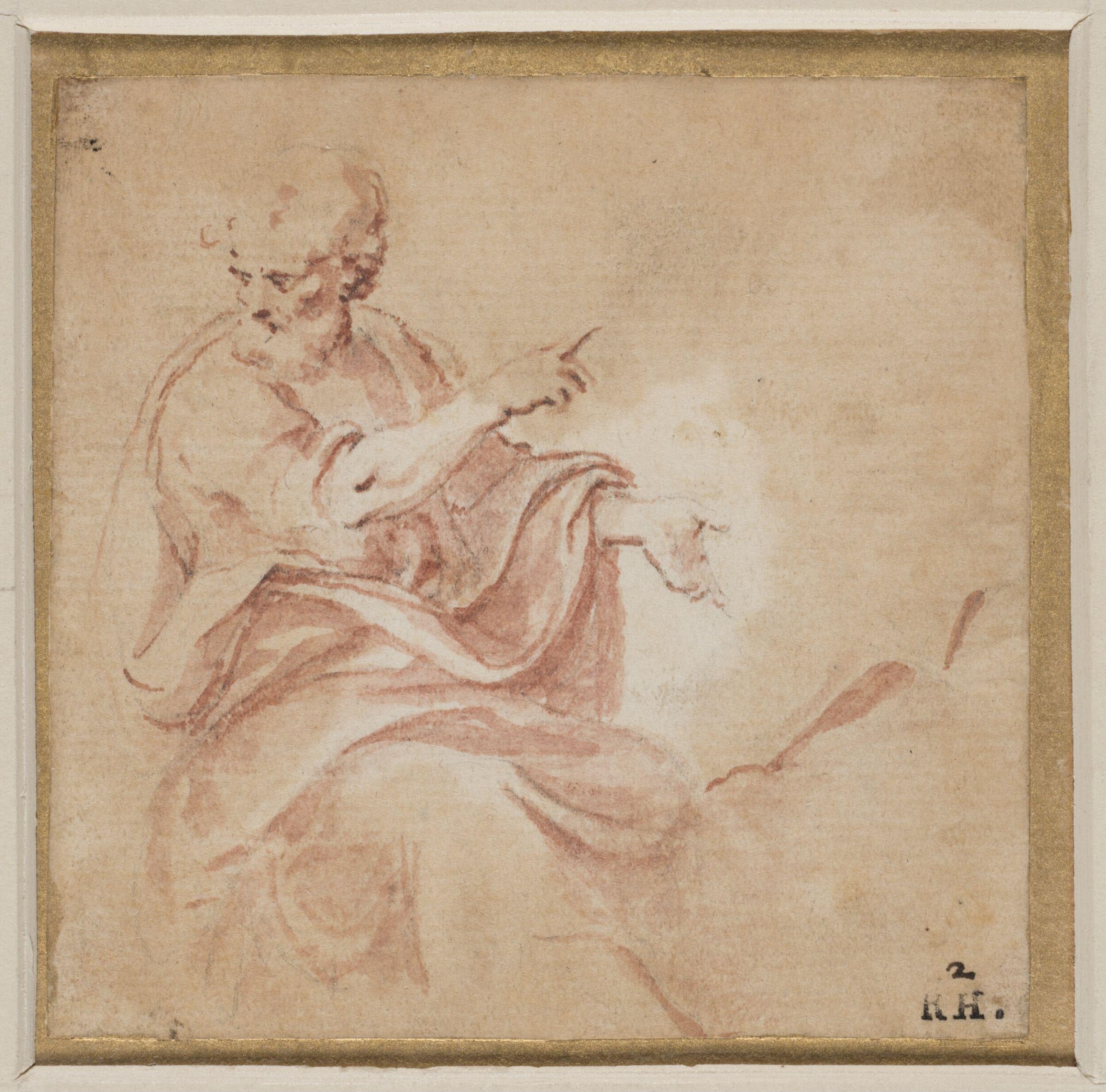 Drawing, Isaac Oliver, ca. 1558-1617