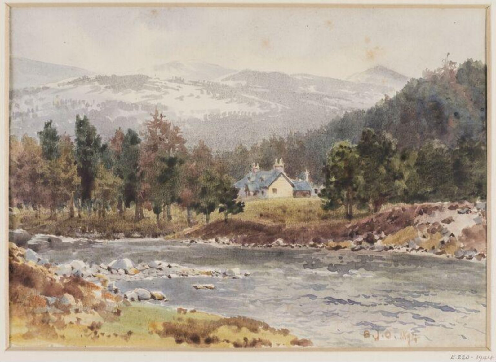 Mrs Mitchie's cottage, Balmoral, Benjamin John Ottewell, 1894
