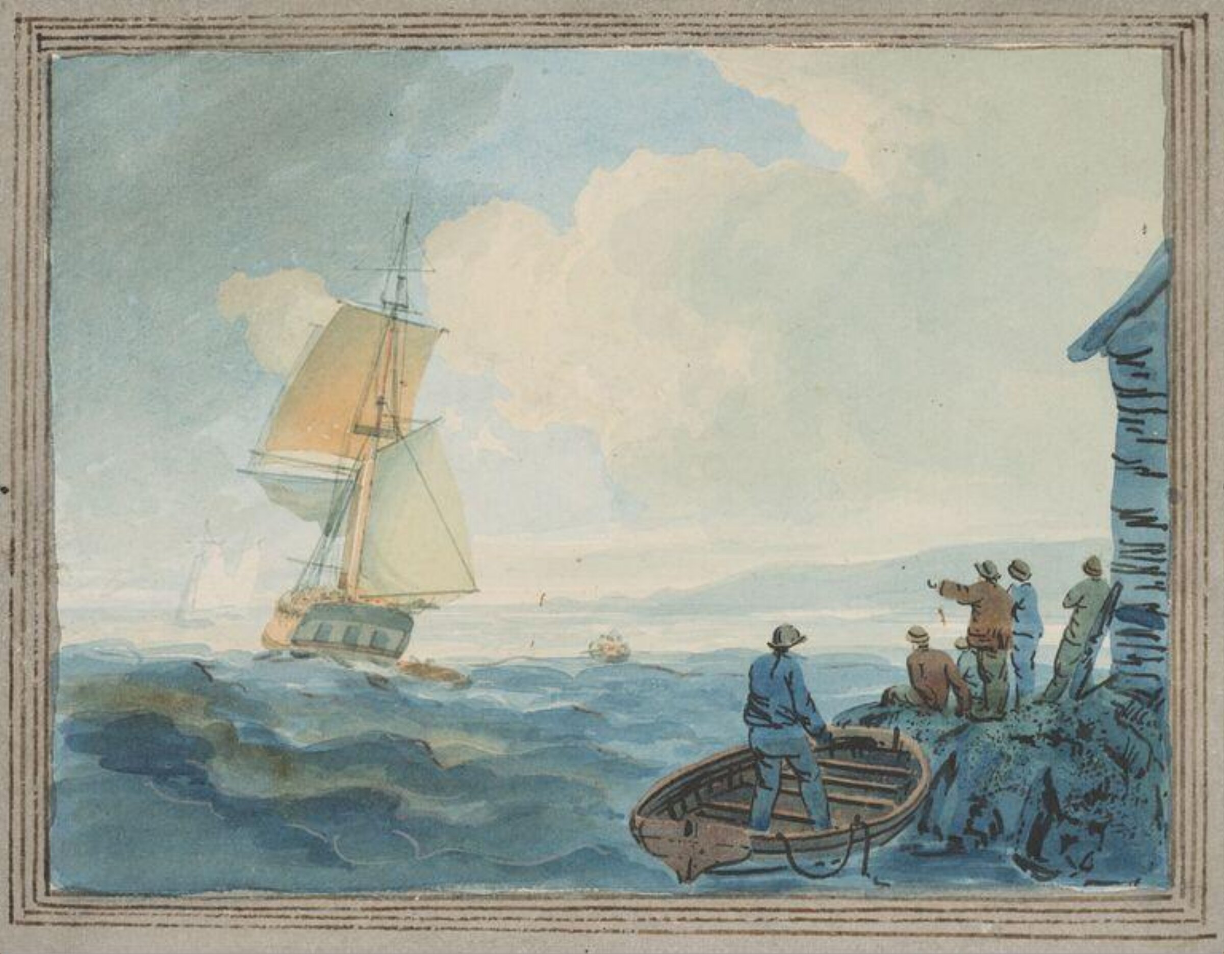 Drawing, William Payne, ca. 1776- ca. 1830