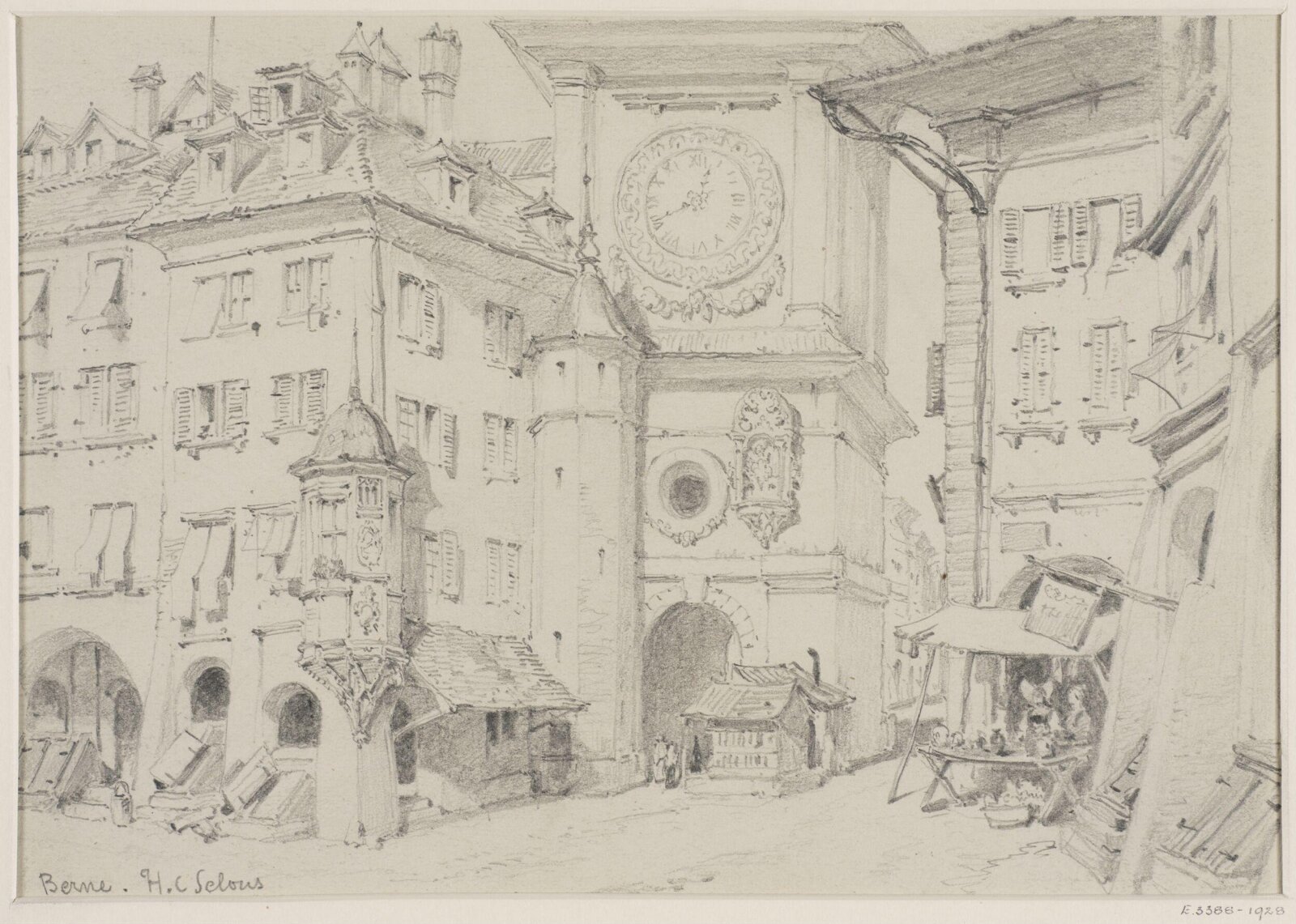Drawing, Henry Courtney Selous, 19th century