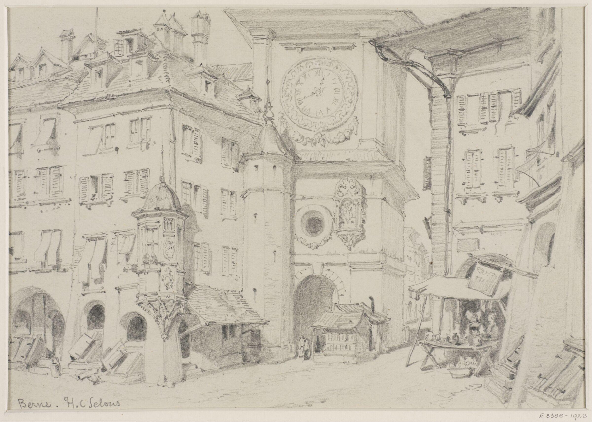 Drawing, Henry Courtney Selous, 19th century