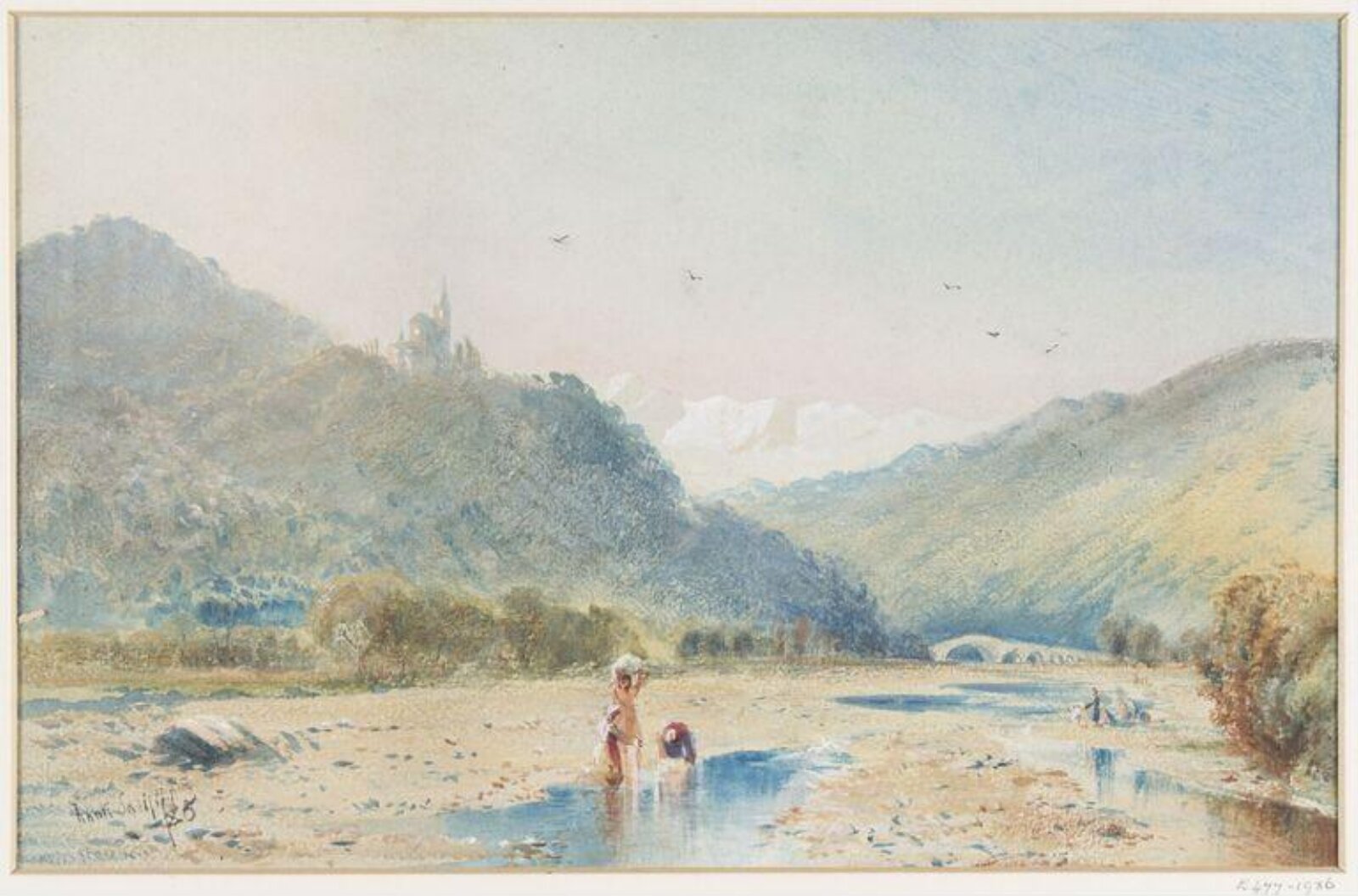 Watercolour drawing, Frank Saltfleet, 1888
