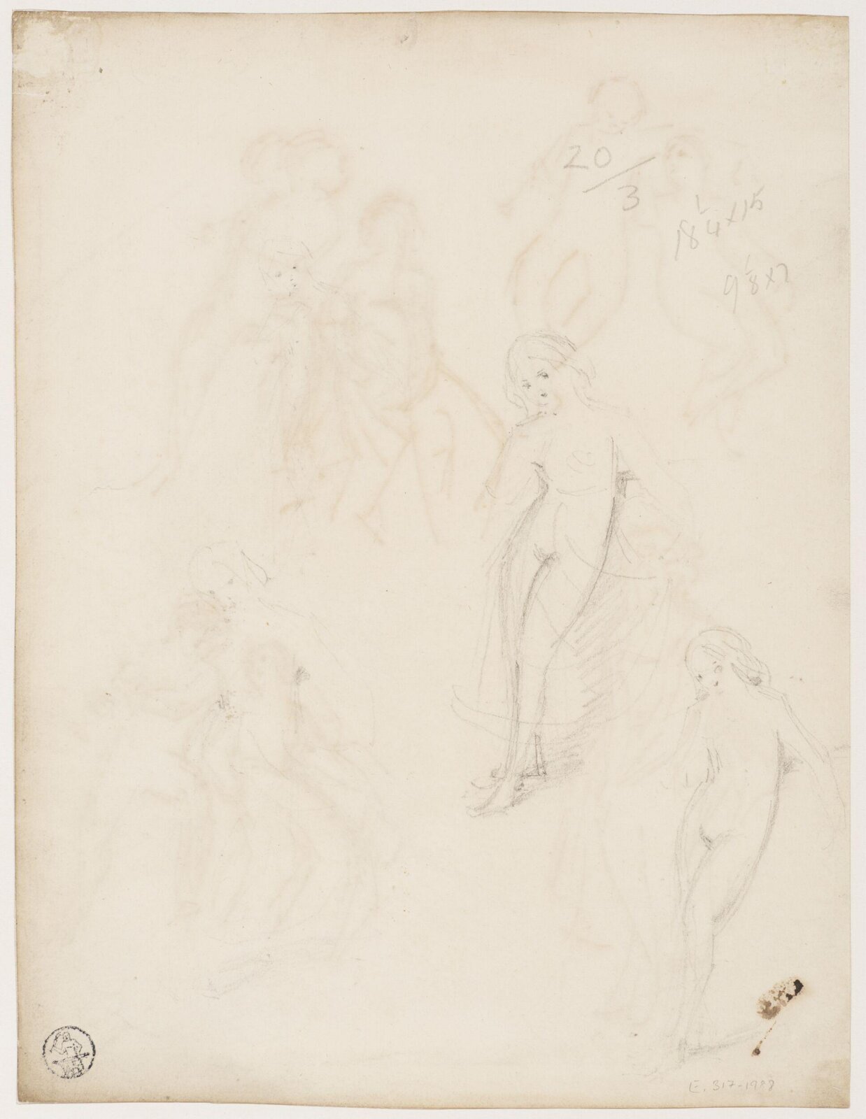 Figure studies, William Pitts