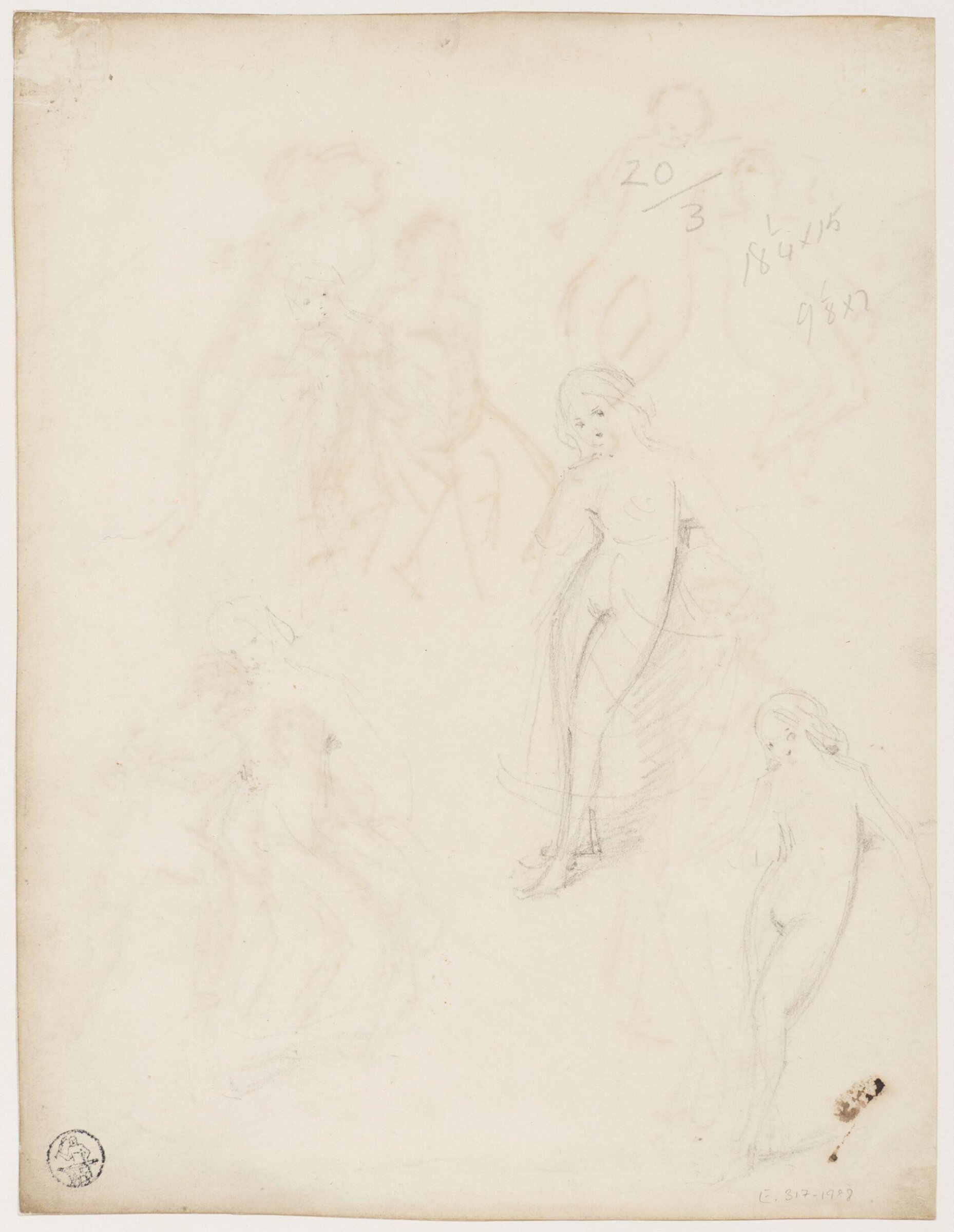 Figure studies, William Pitts
