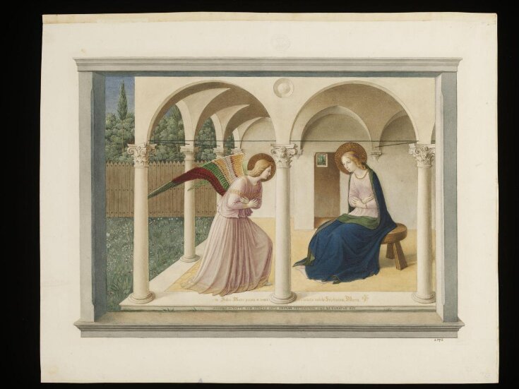 Copy after the Annunciation, Fra Angelico in the Museo di San Marco (Florence) image