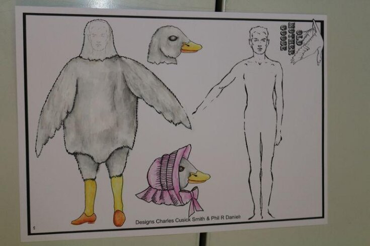Costume design of Goose for  Old Mother Goose  top image