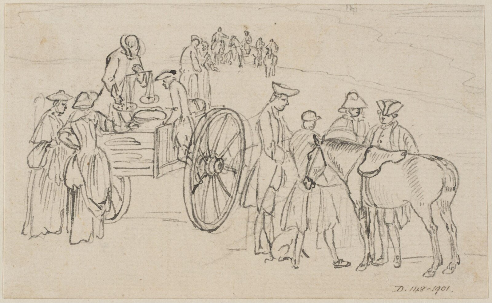 Drawing, Paul Sandby, c. late 18th century
