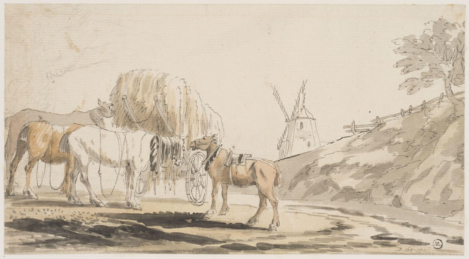 Drawing, Paul Sandby, c. late 18th century