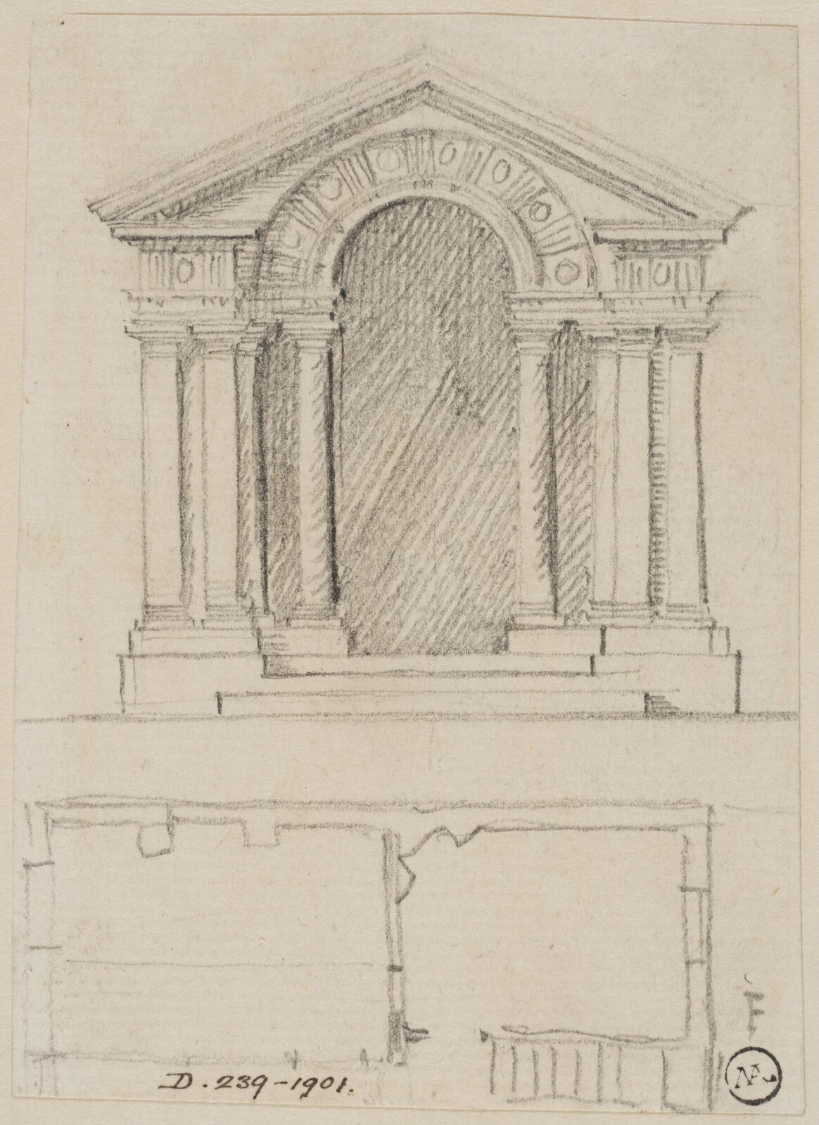 Drawing, Paul Sandby, c. late 18th century