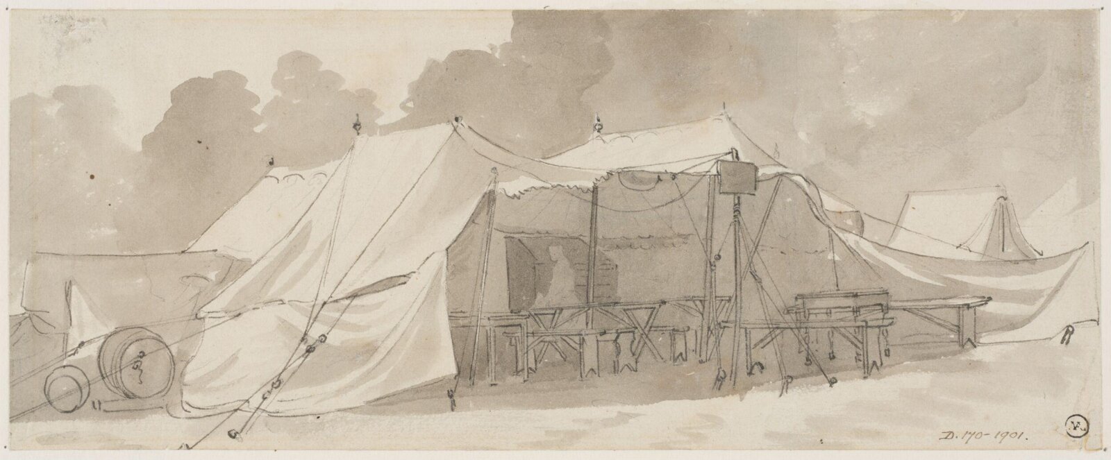 Drawing, Paul Sandby, c. late 18th century
