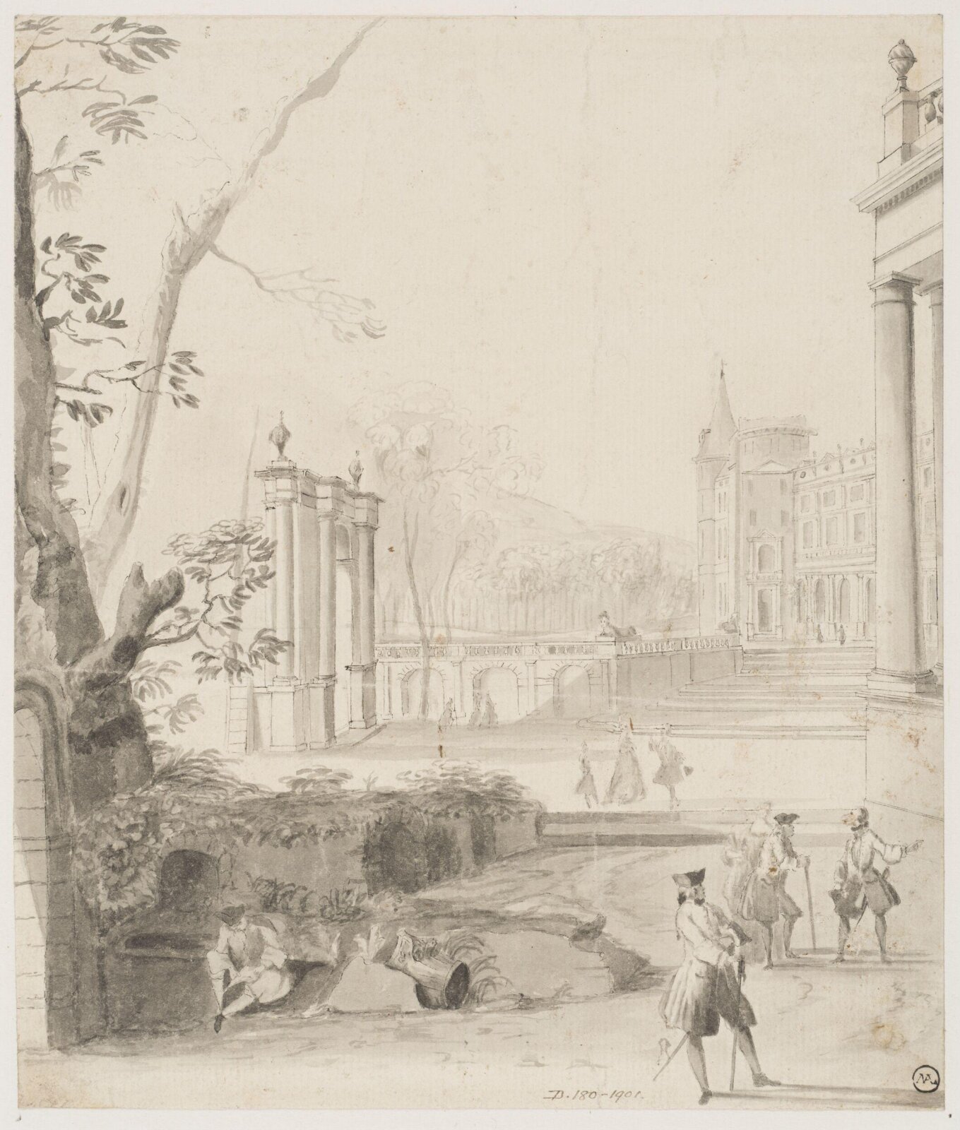Drawing, Paul Sandby, c. late 18th century