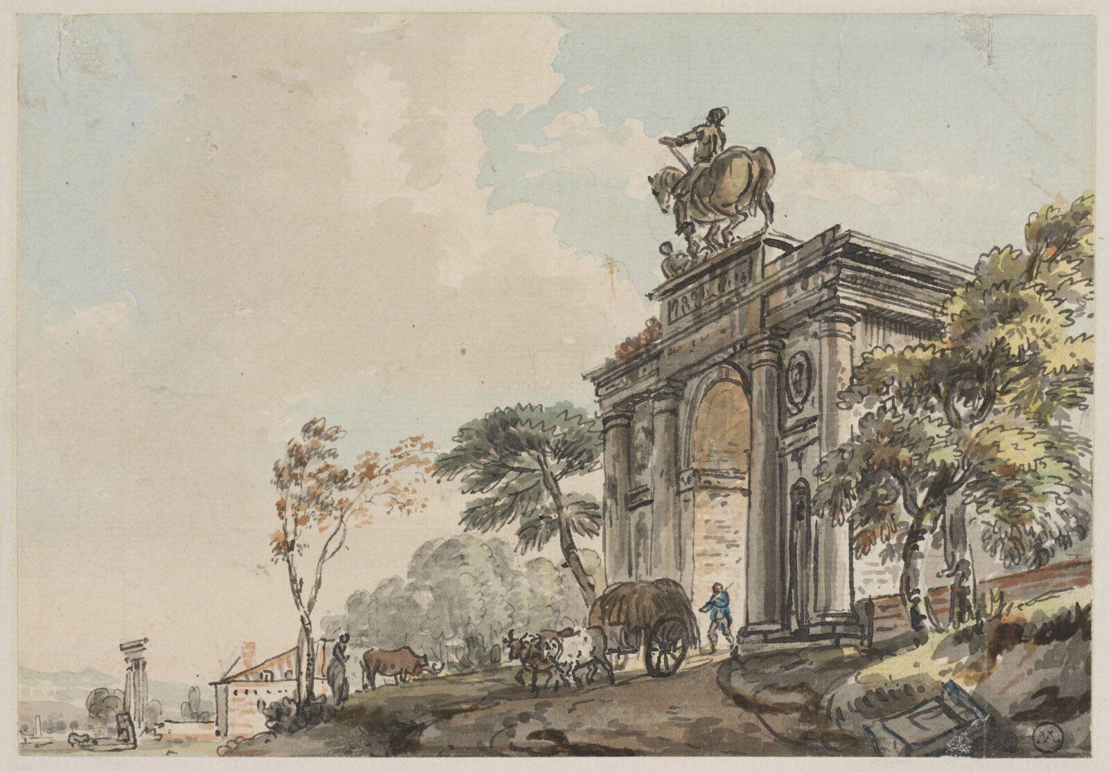 Drawing, Paul Sandby, c. late 18th century