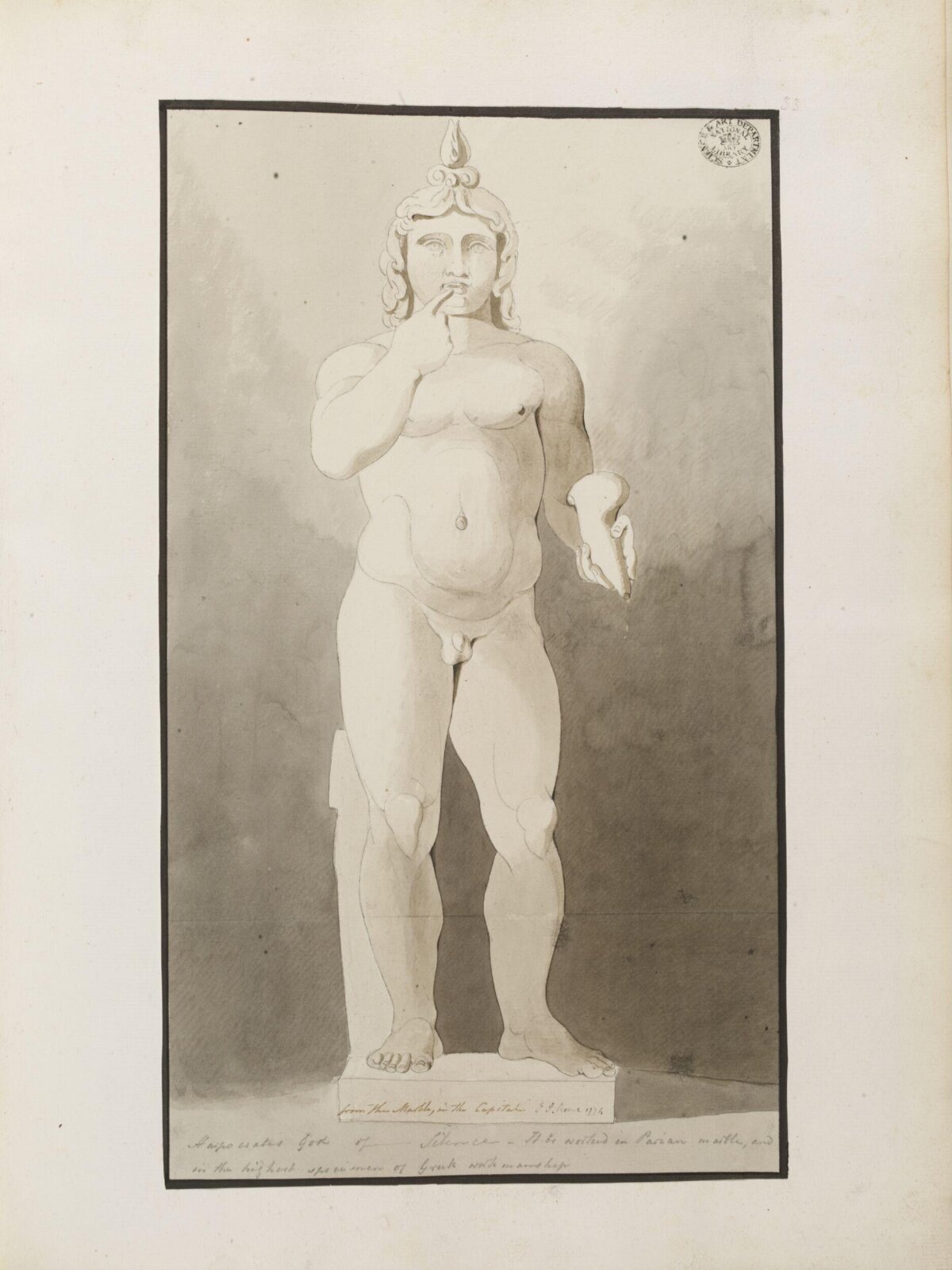 Drawing, James Paine, 1774