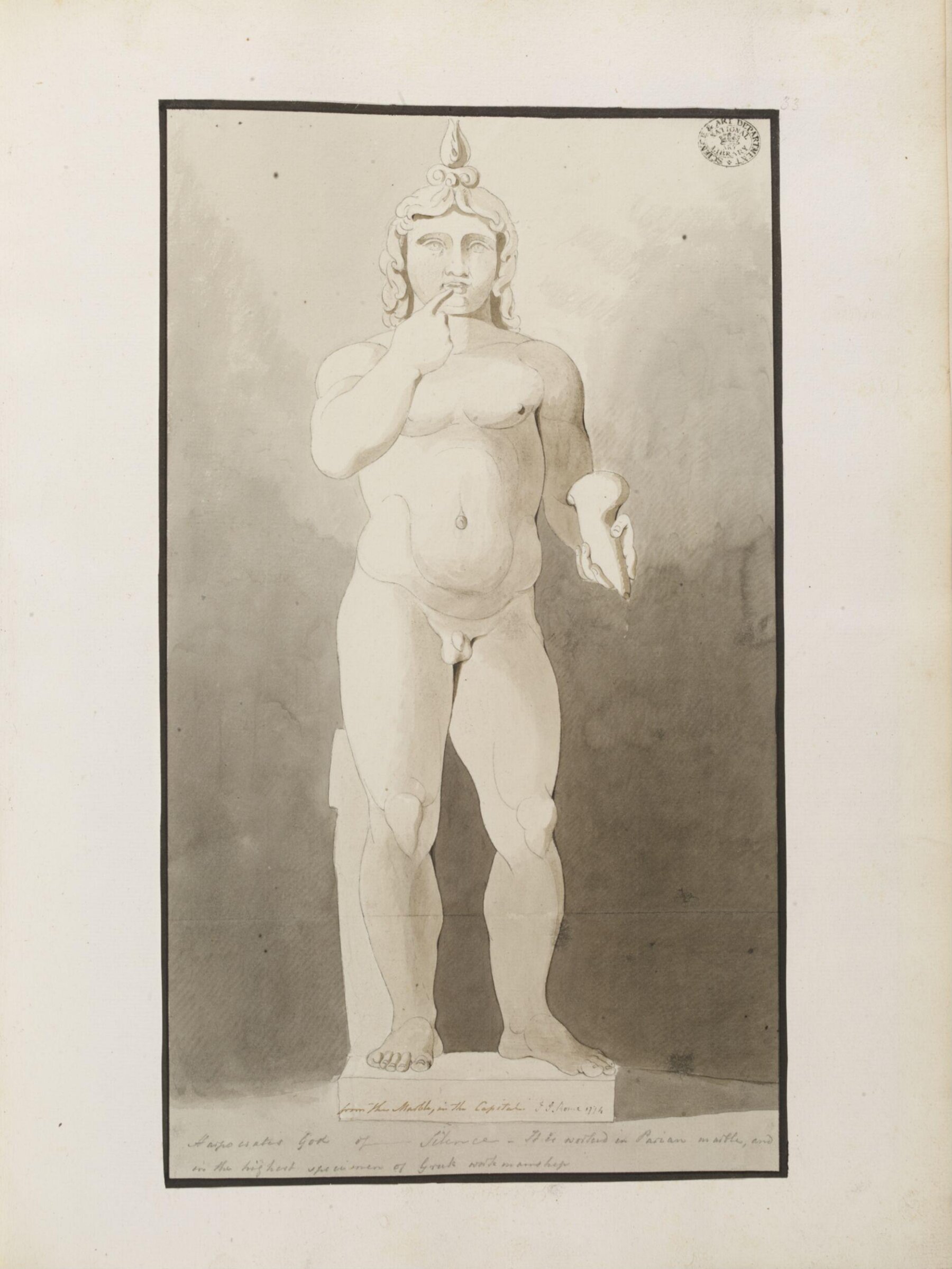 Drawing, James Paine, 1774