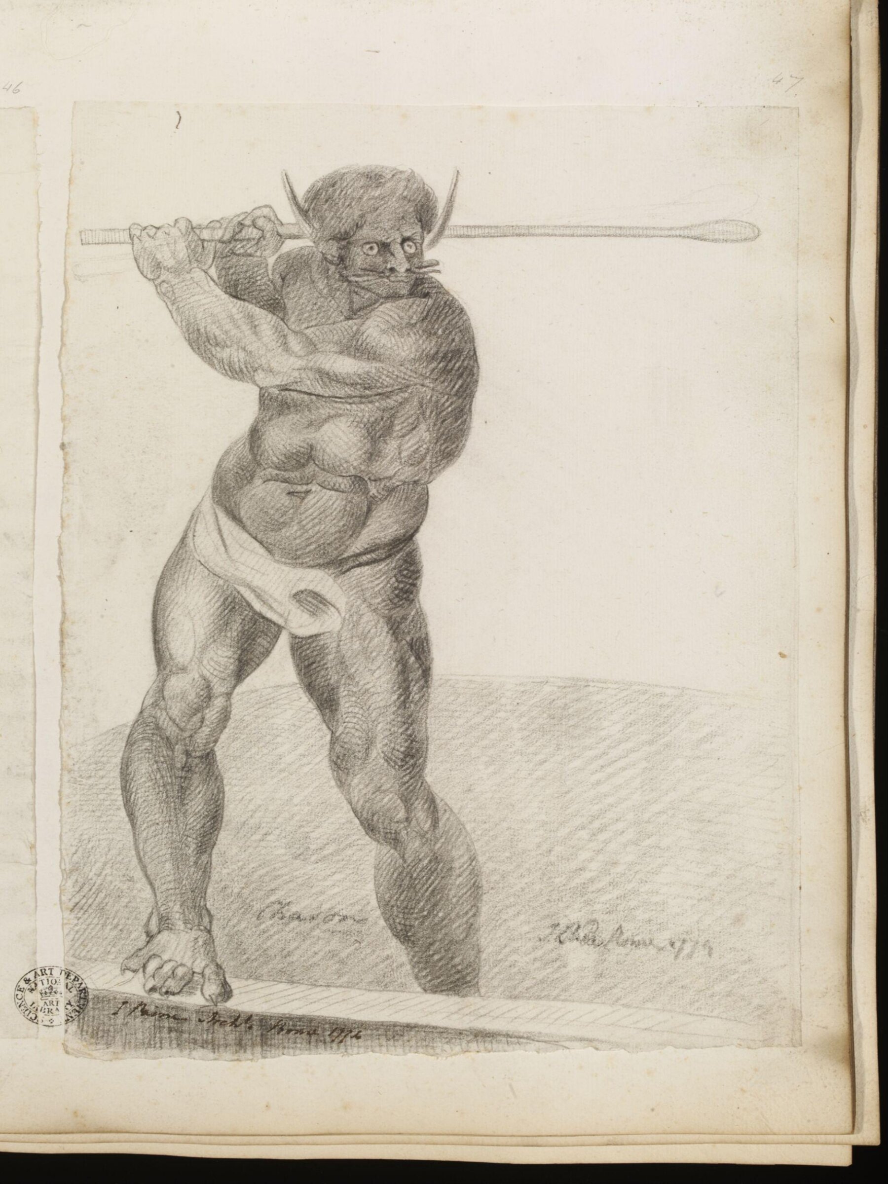 Drawing, James Paine, 1774