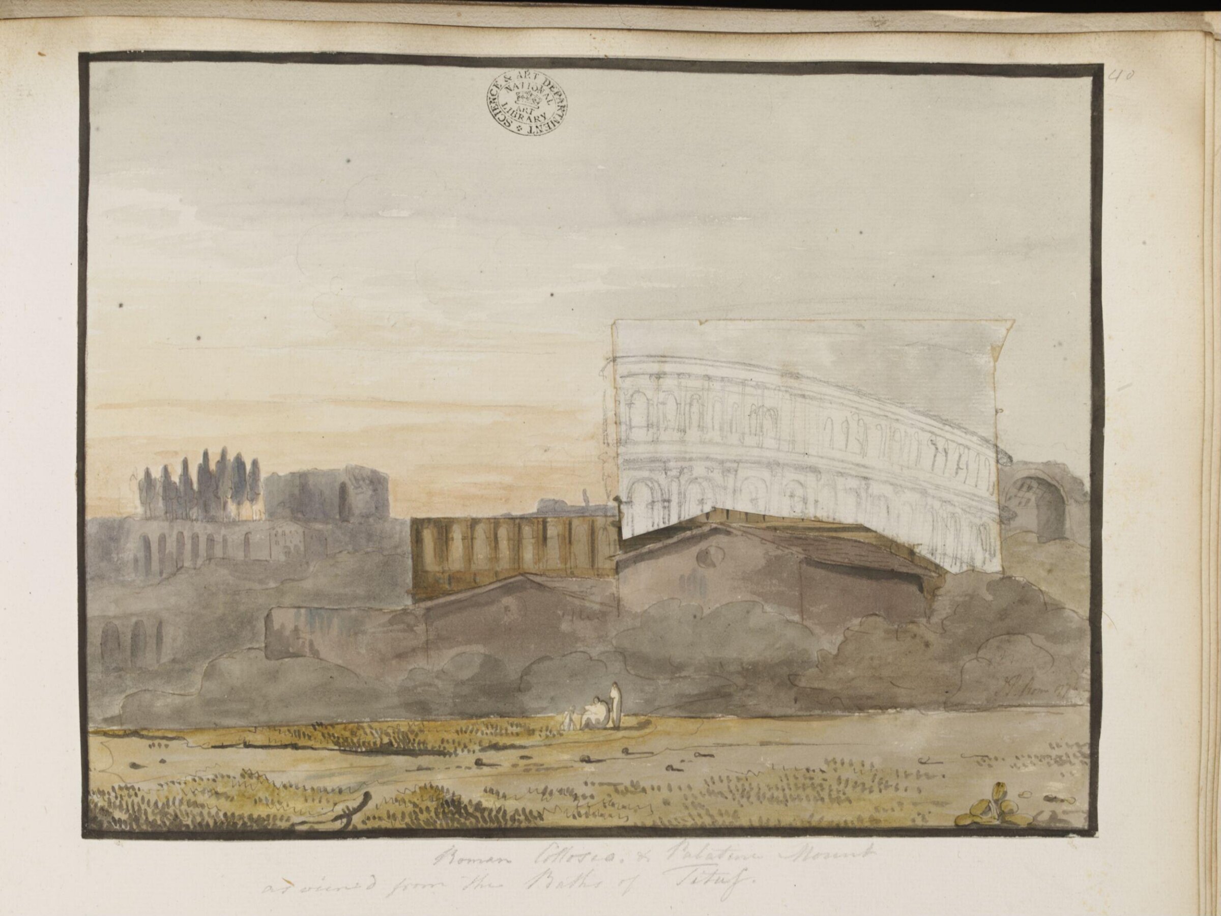 Drawing, James Paine, 1774