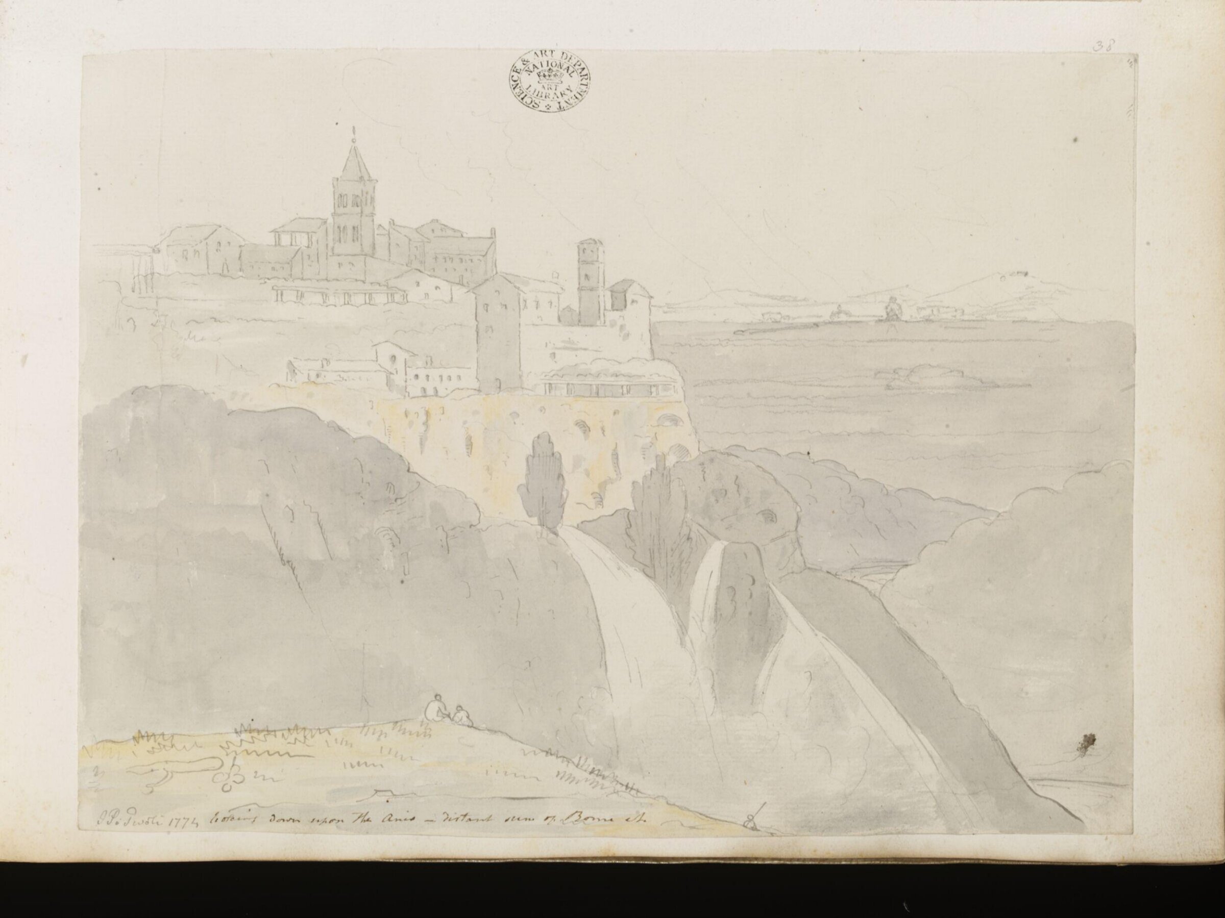 Drawing, James Paine, 1774