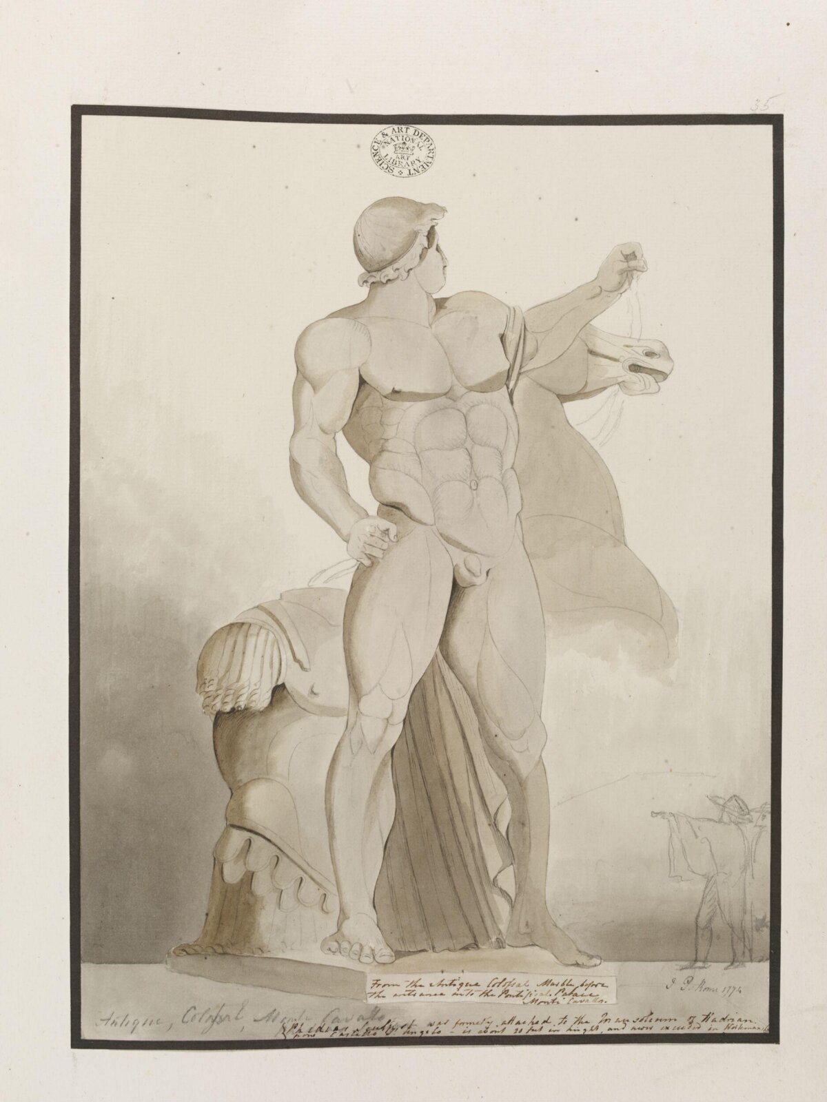 Drawing, James Paine, 1774