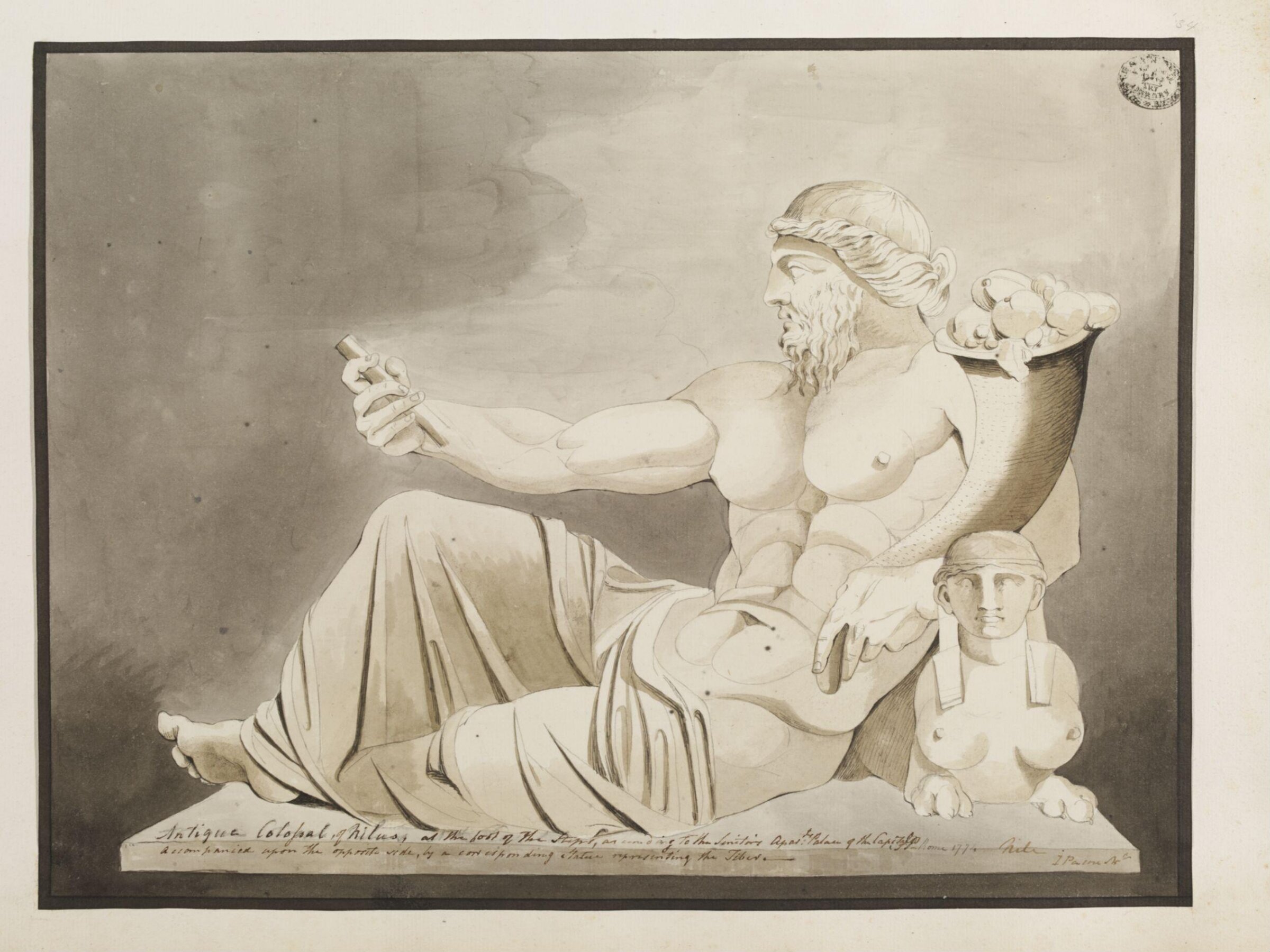 Drawing, James Paine, 1774