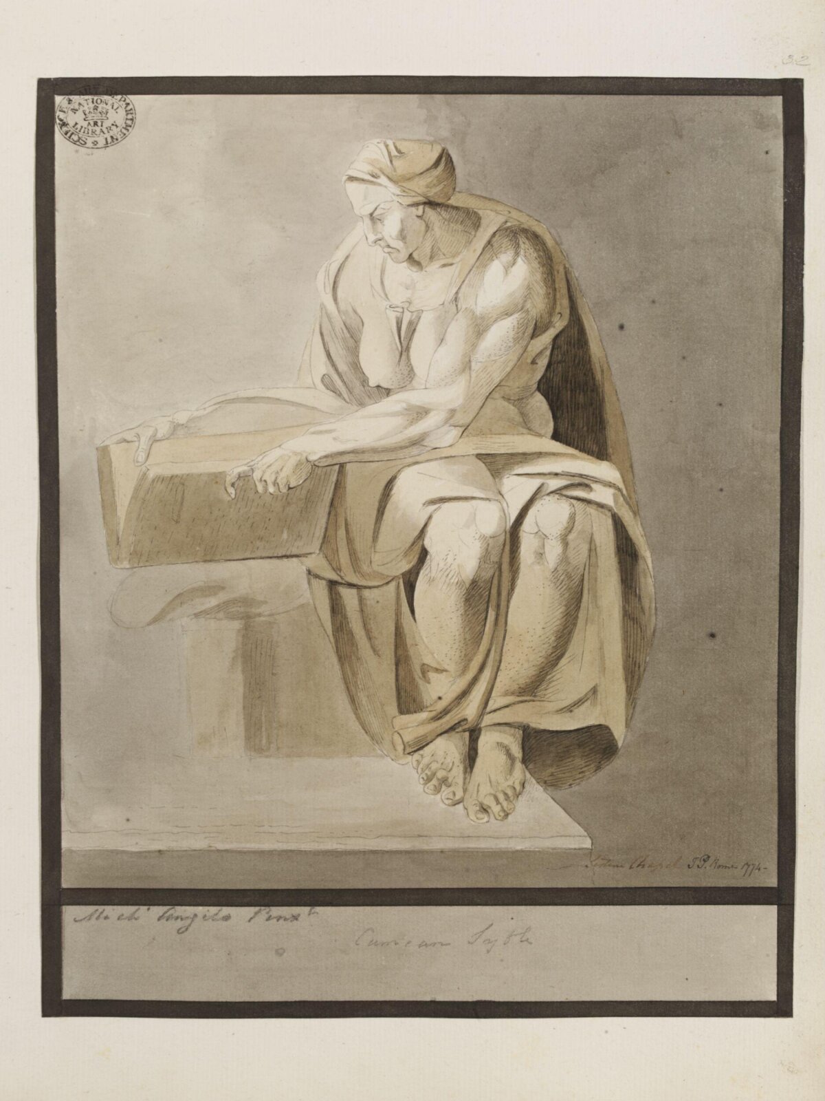 Drawing, James Paine, 1774