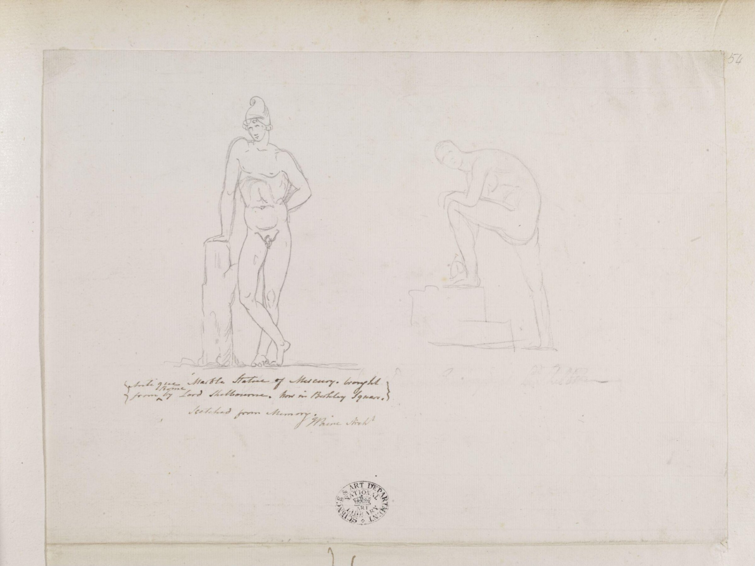 Drawing, James Paine, 1774