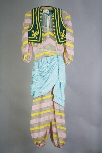 Costume designed by Jean Hugo for The Girl in the Harem in Le Captive in the ballet <i>c.1830</i>, London Coliseum 1971