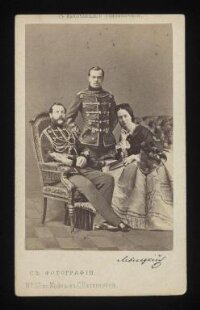 Emperor Alexander II of Russia, Empress Maria Alexandrovna and the Tsarevitch