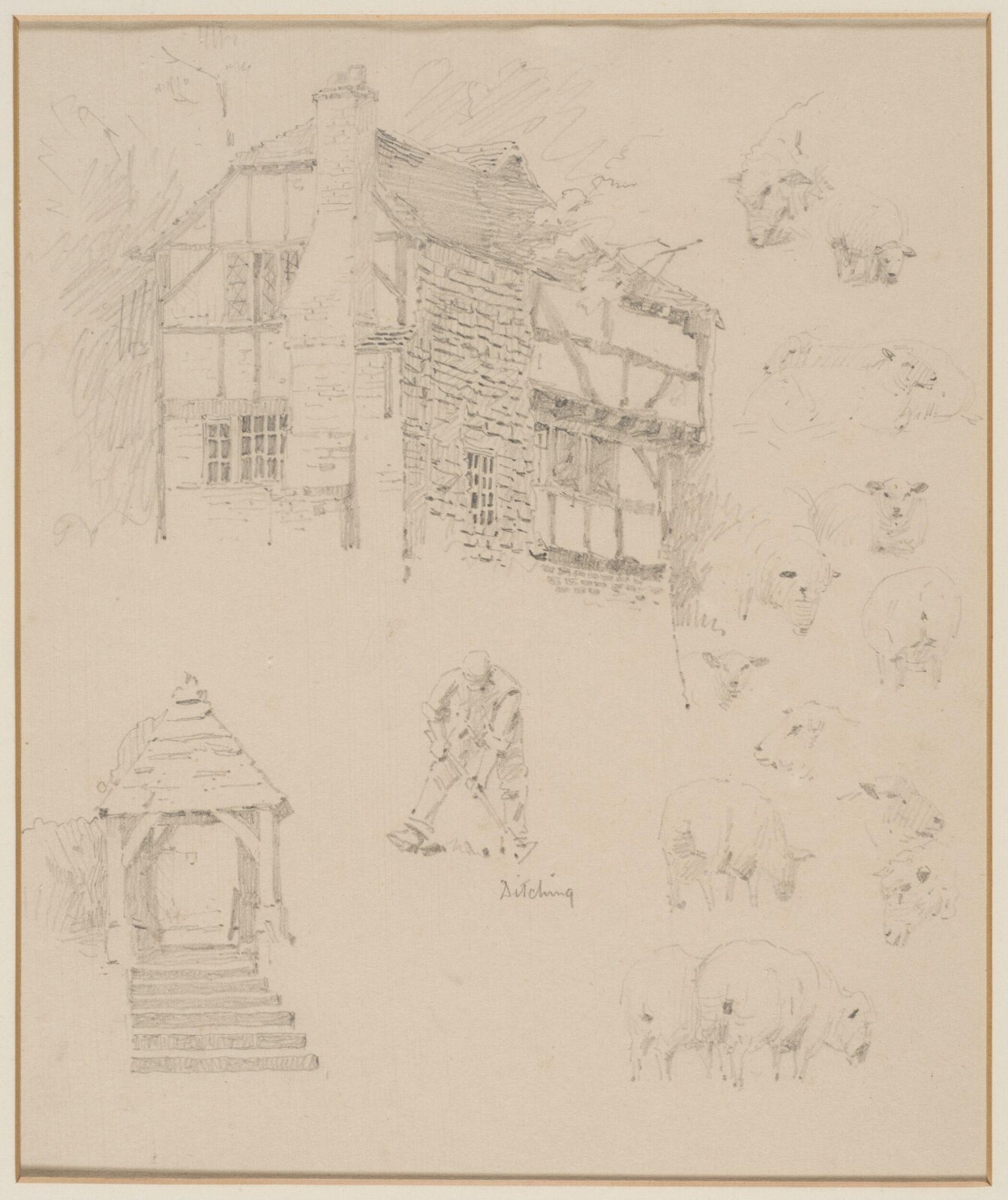 drawing, Alfred William Rich