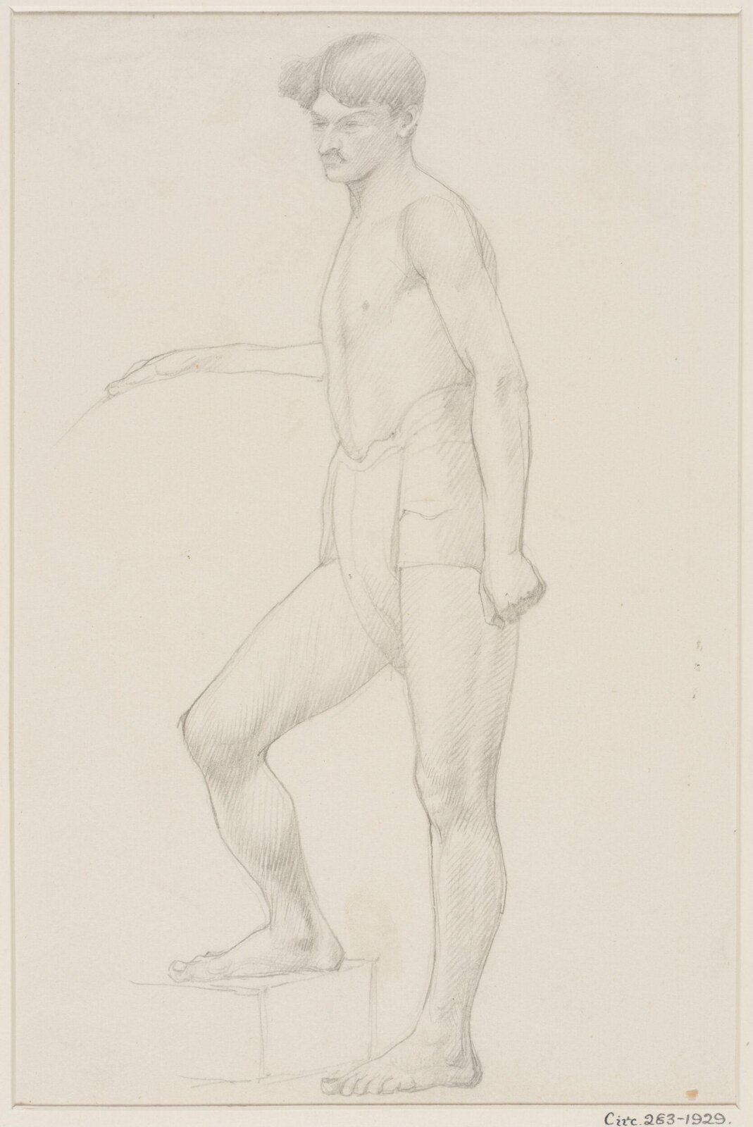 Figure study, Alfred William Rich