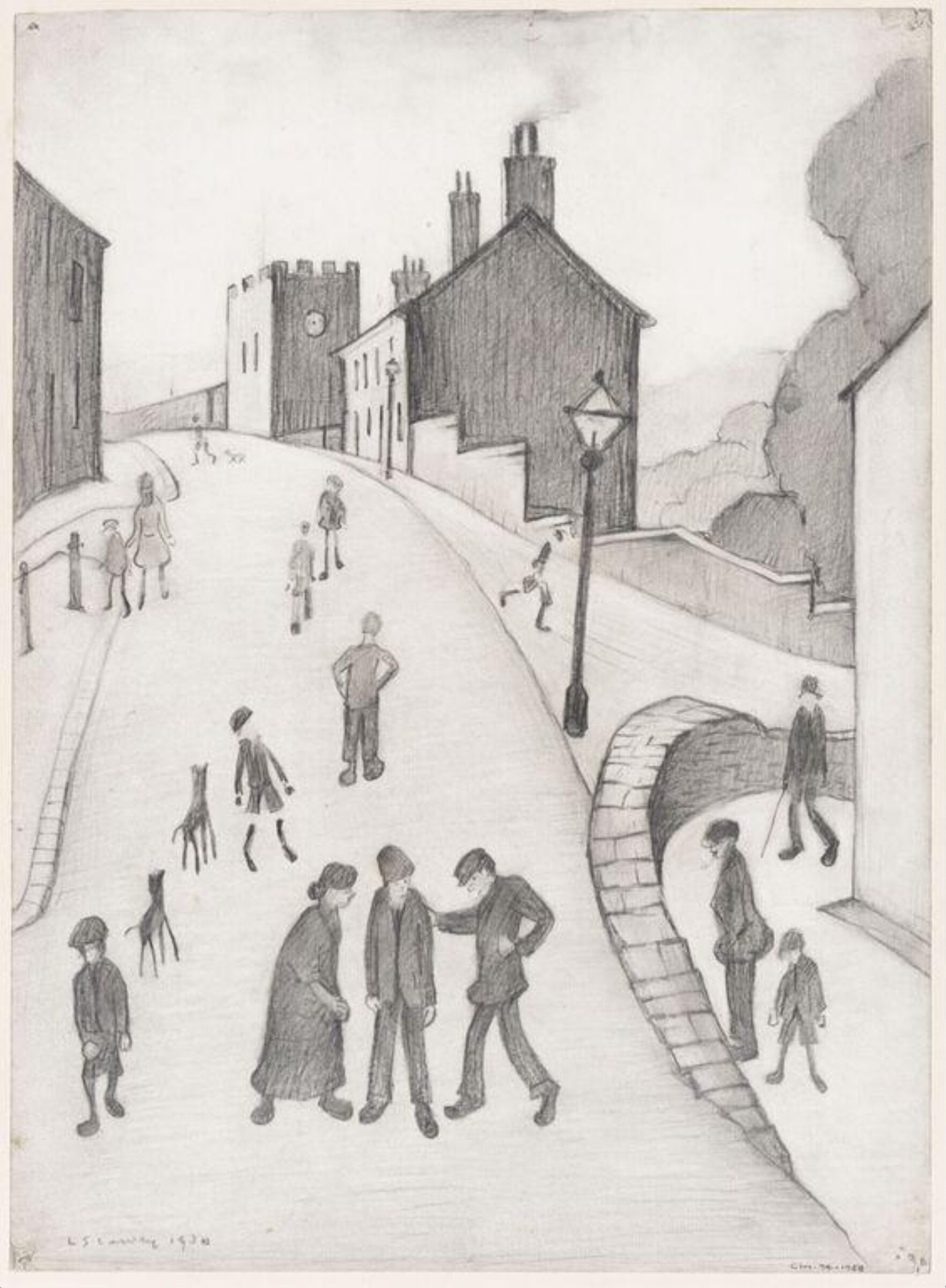 Drawing, Lowry, 1930