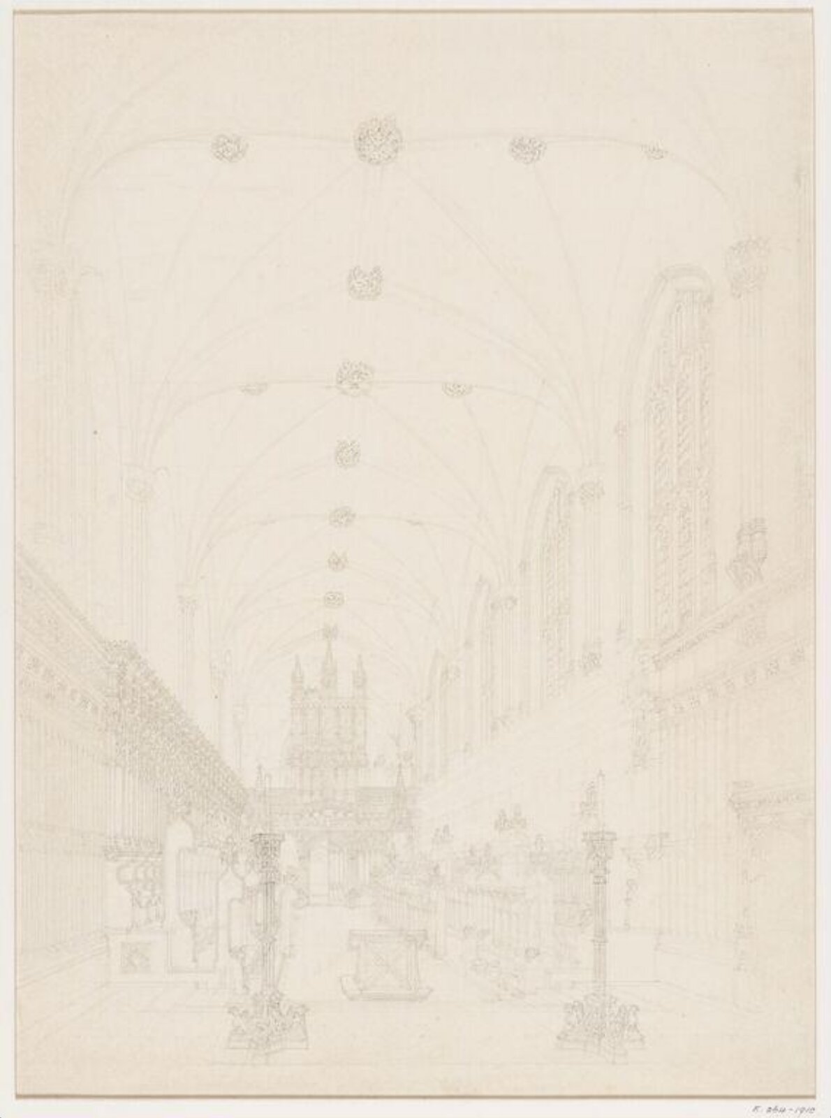 Drawing, Frederick Mackenzie, ca. early 19th century