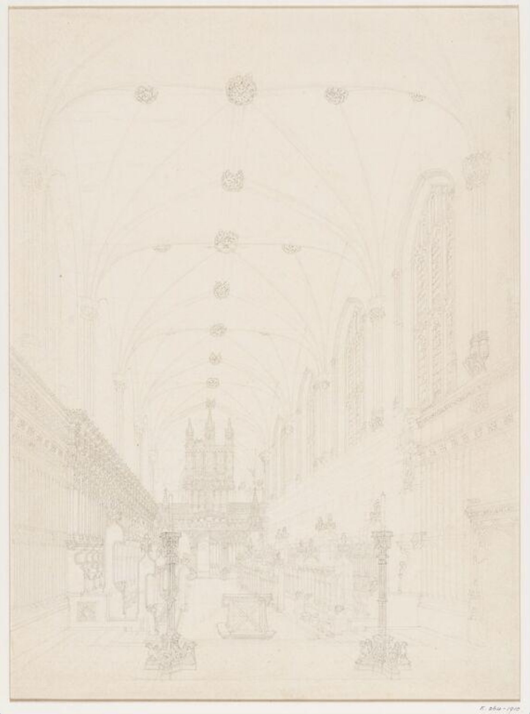 Drawing, Frederick Mackenzie, ca. early 19th century
