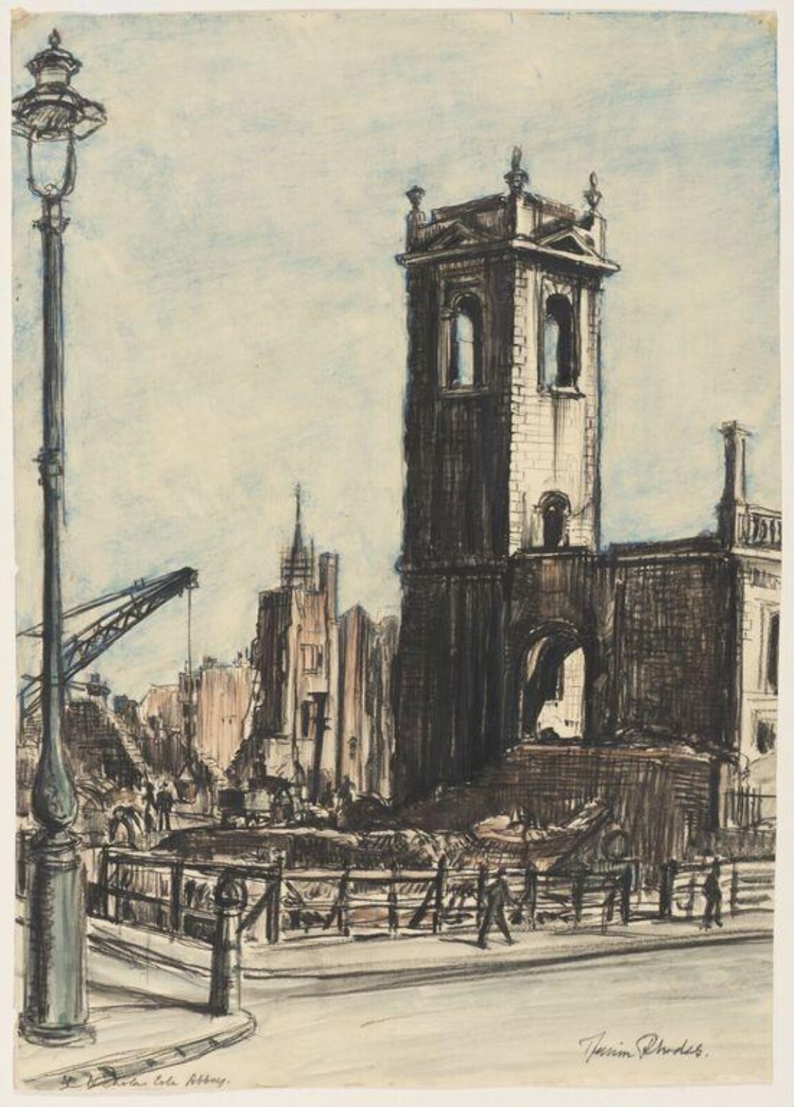 Drawing, Marion Rhodes, ca. 1941-42