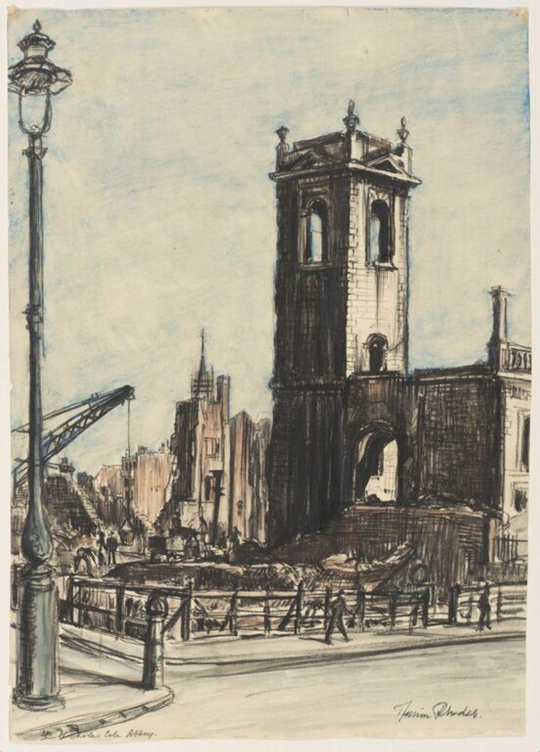 Drawing, Marion Rhodes, ca. 1941-42