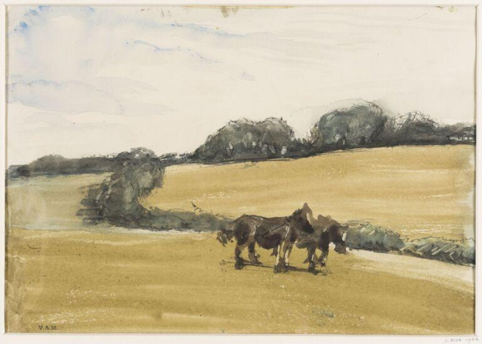 Drawing, W. R. Lethaby, late 19th-early 20th century