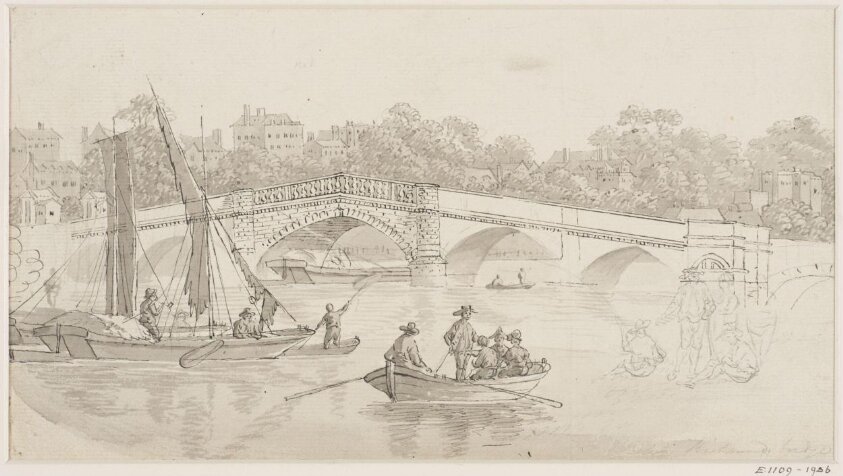 Richmond bridge (c.1800) by Giuseppe Marri
