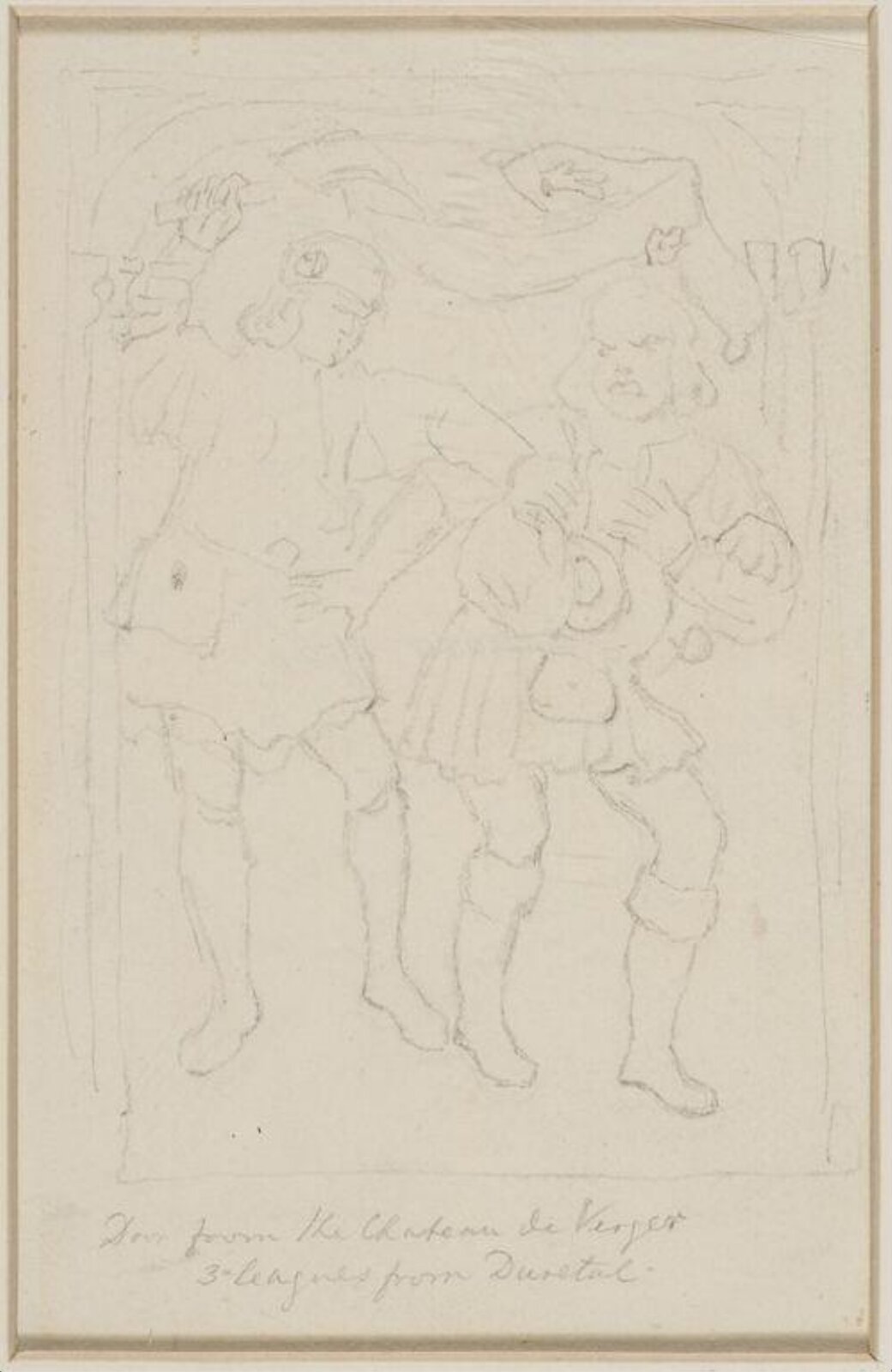 Drawing, George Robert Lewis, 1820