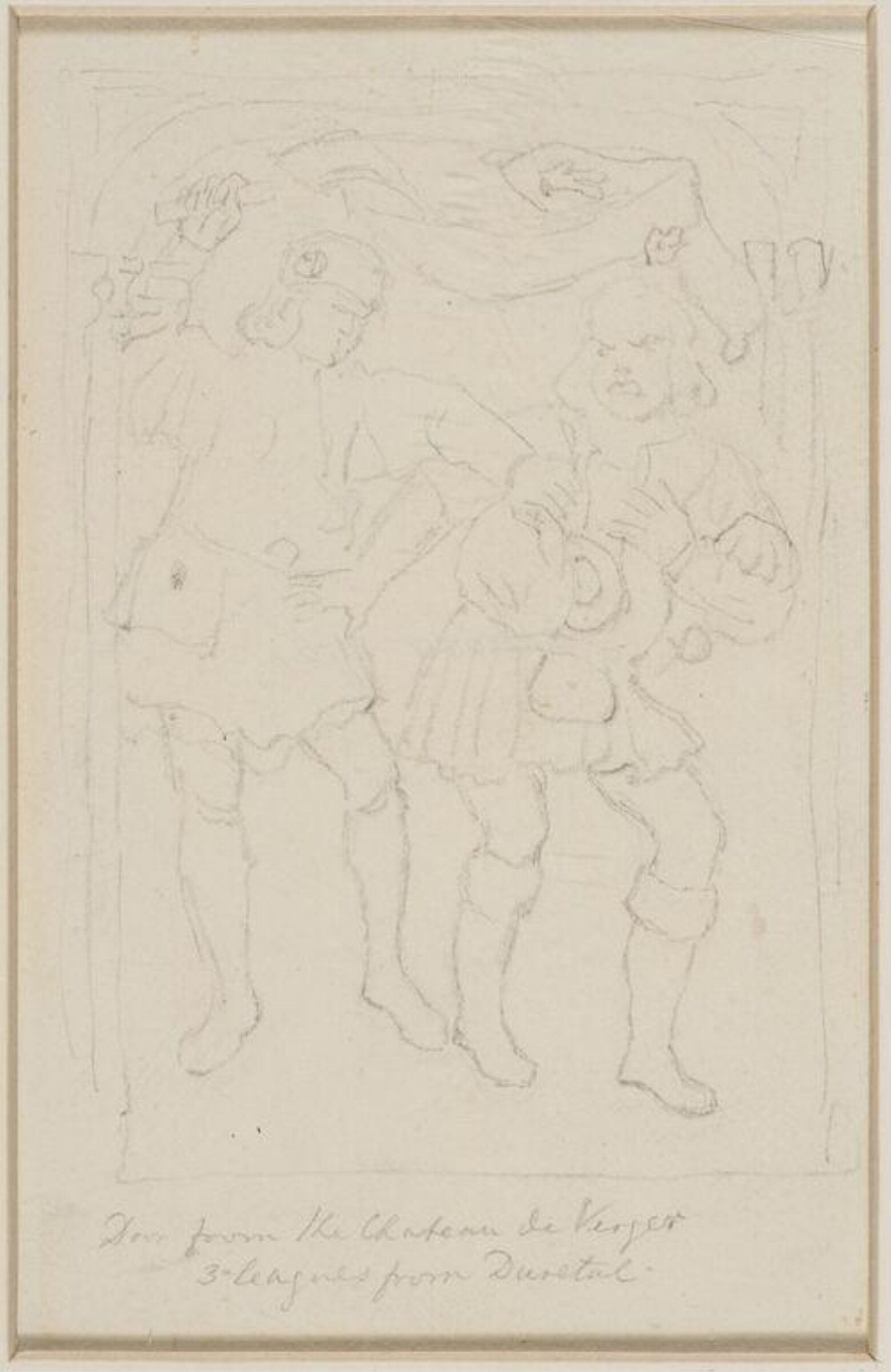Drawing, George Robert Lewis, 1820