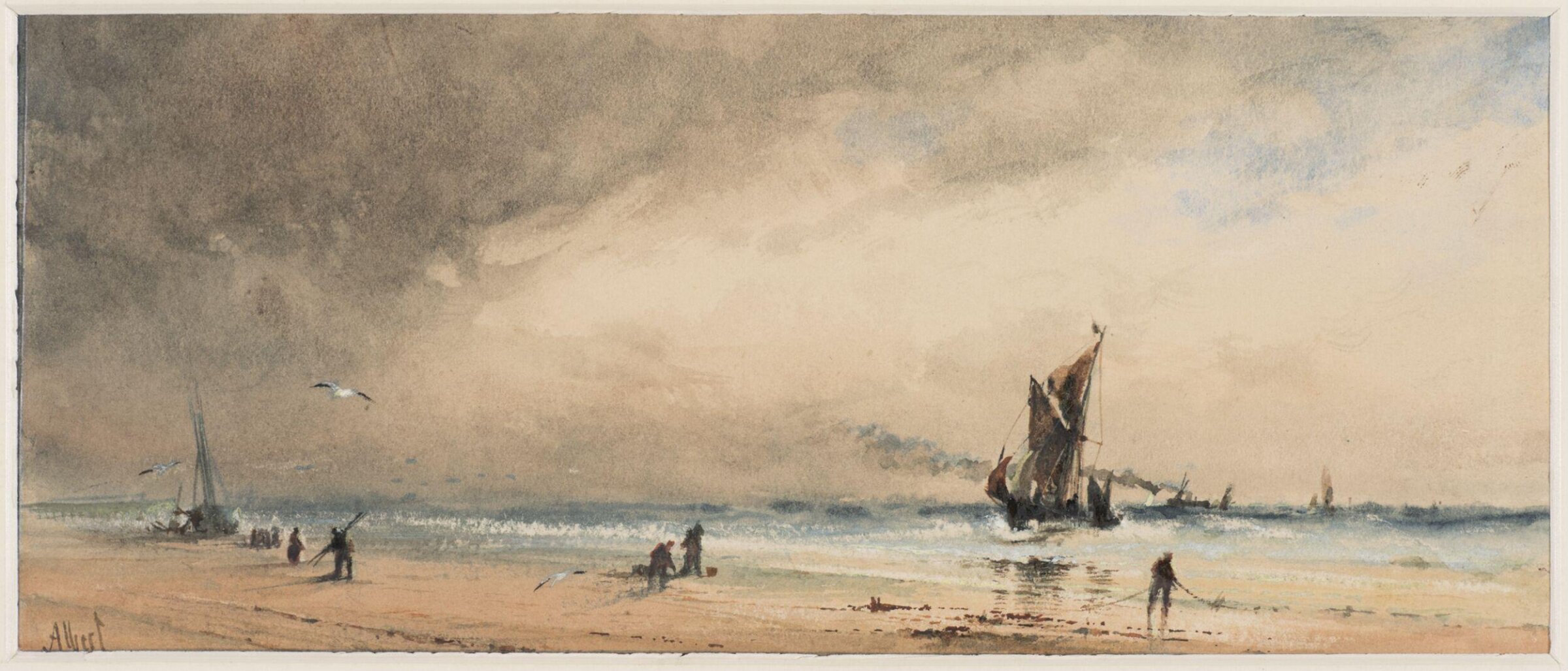 Drawing, Albert Ernest Markes, 1885-1900