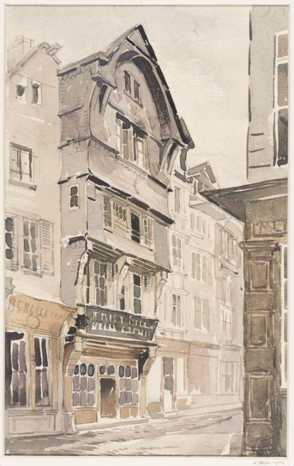 Drawing, W. R. Lethaby, late 19th-early 20th century