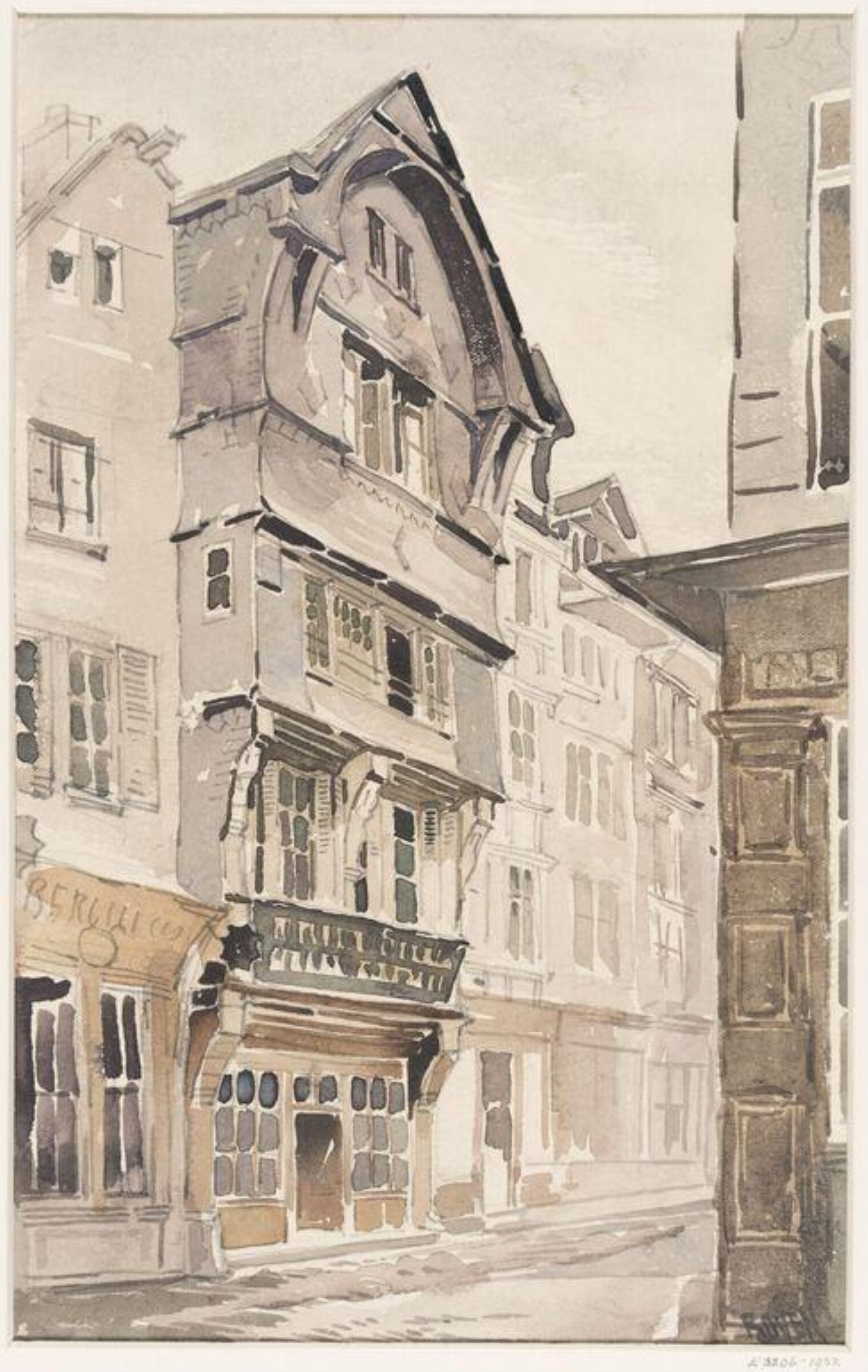 Drawing, W. R. Lethaby, late 19th-early 20th century