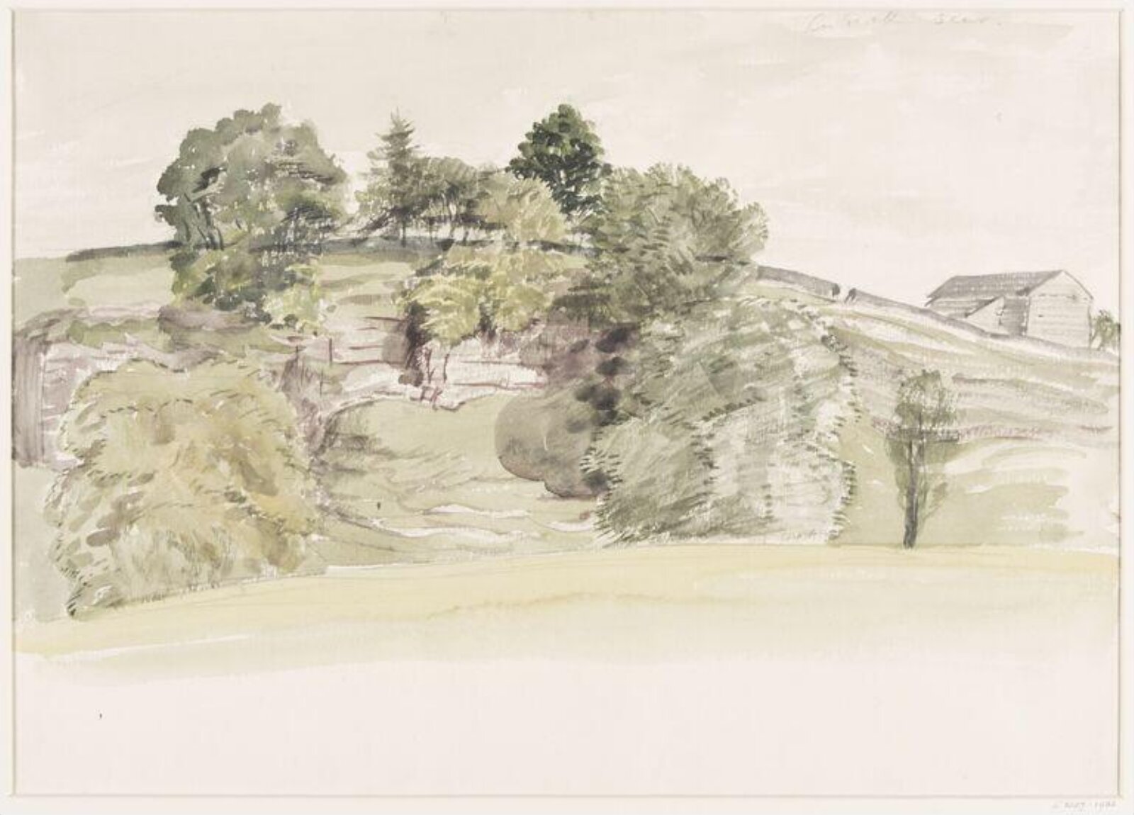 Drawing, W. R. Lethaby, late 19th-early 20th century