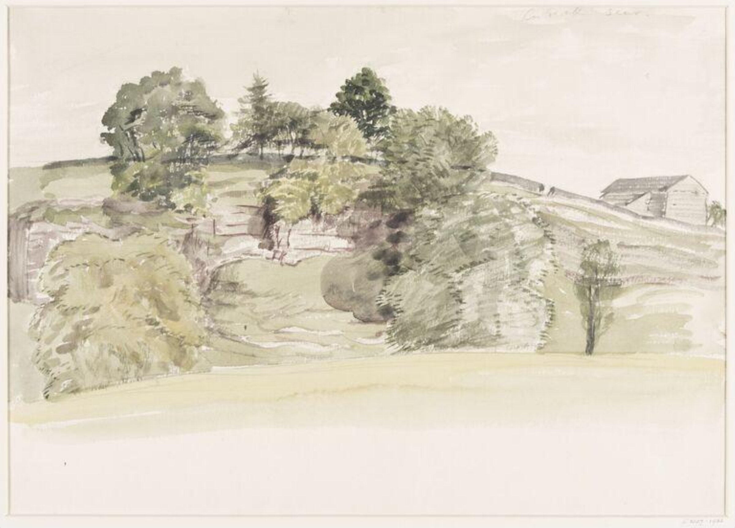 Drawing, W. R. Lethaby, late 19th-early 20th century