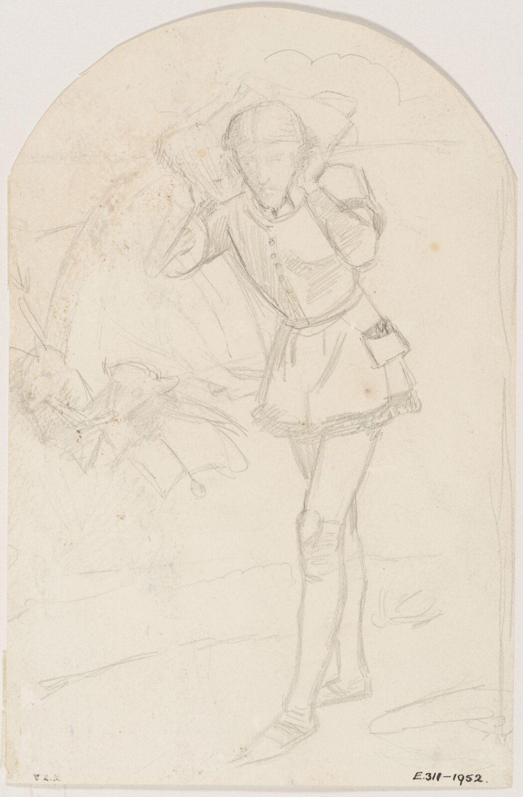 Drawing, John Everett Millais, 1849