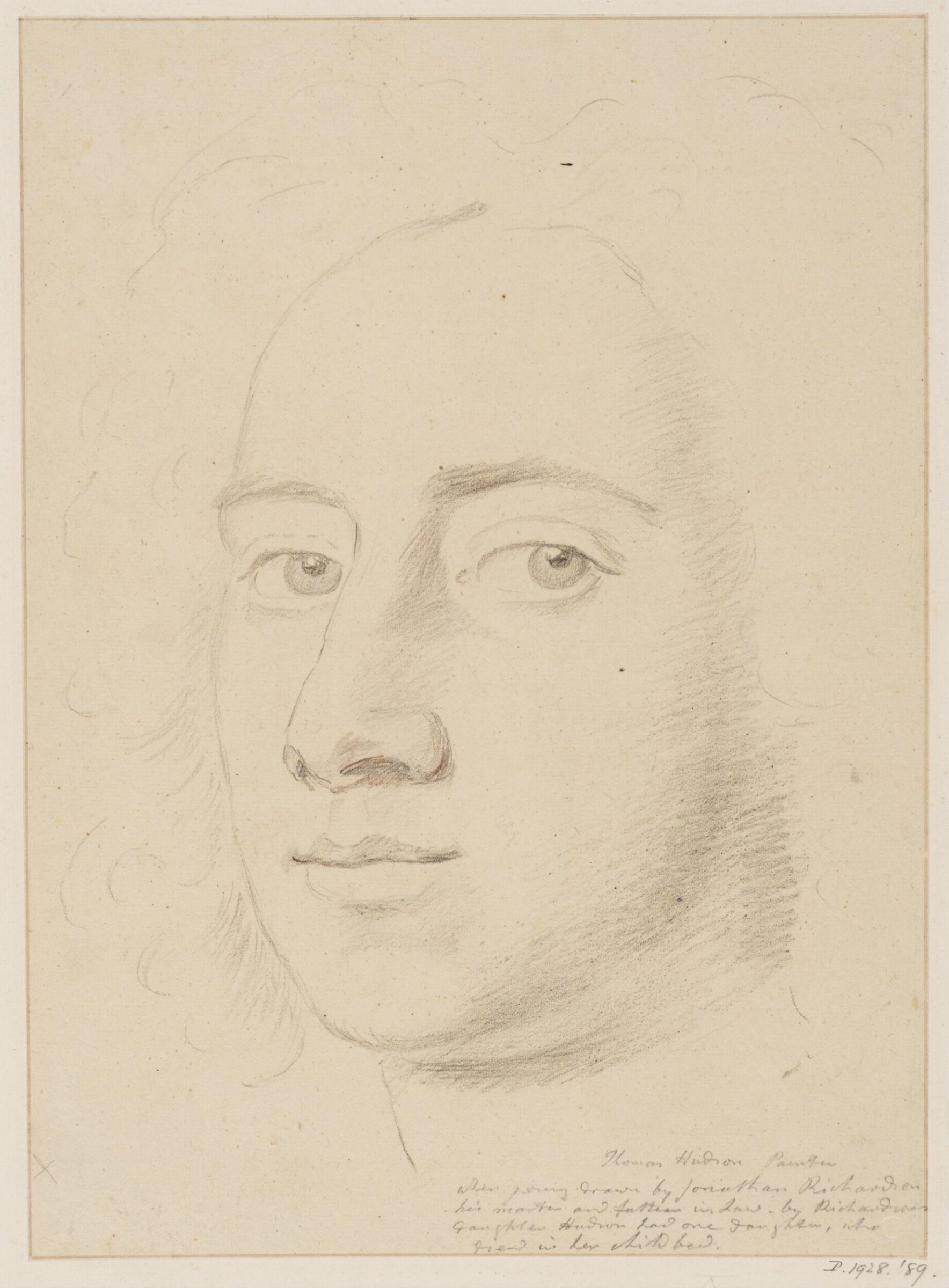 Portrait of Thomas Hudson, Jonathan Richardson